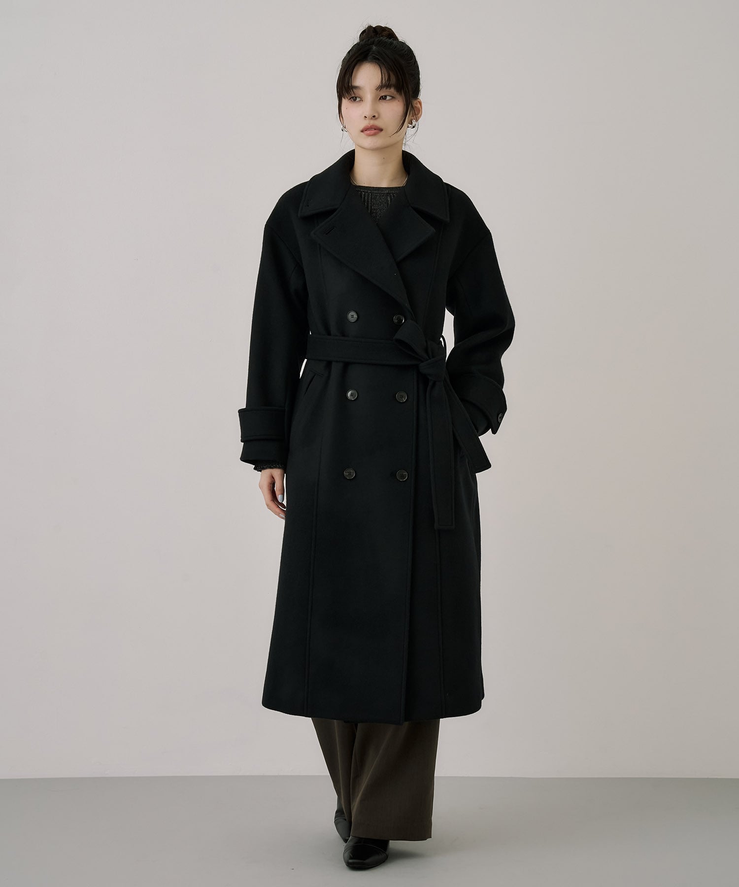 〈残りわずか|再入荷なし〉SUPER140ビッグカラーコート