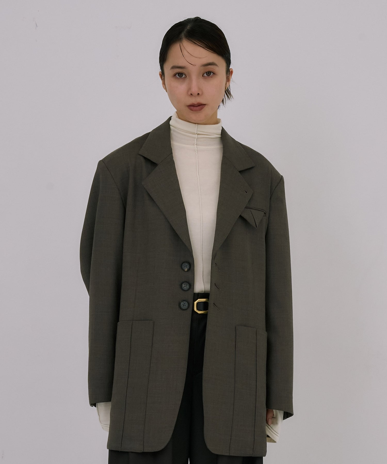 Oversized Back Zip Jacket