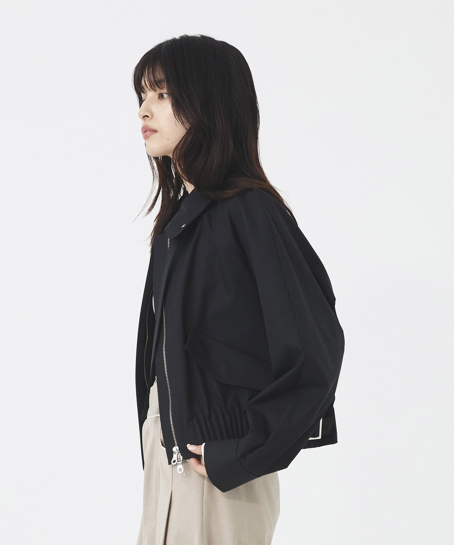 ゴムタックギャザーブルゾン