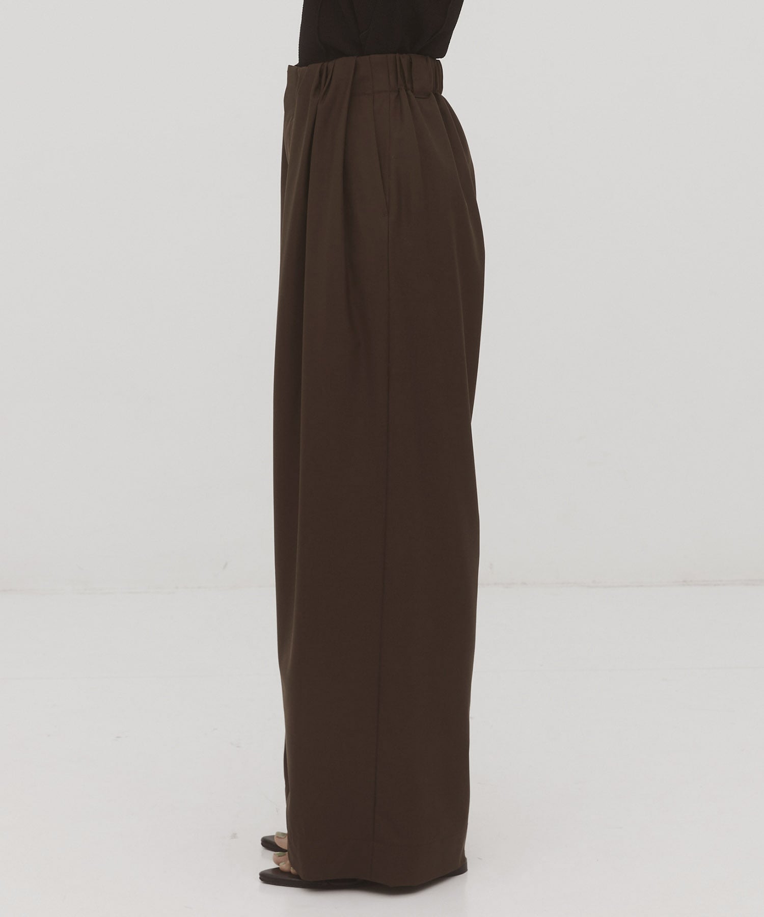 Super140s Summer Wool Relax Trousers