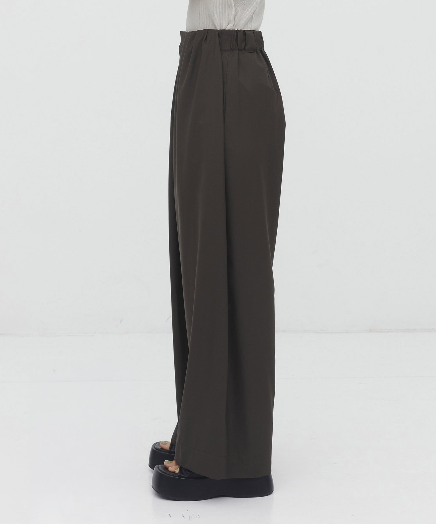 Super140s Summer Wool Relax Trousers