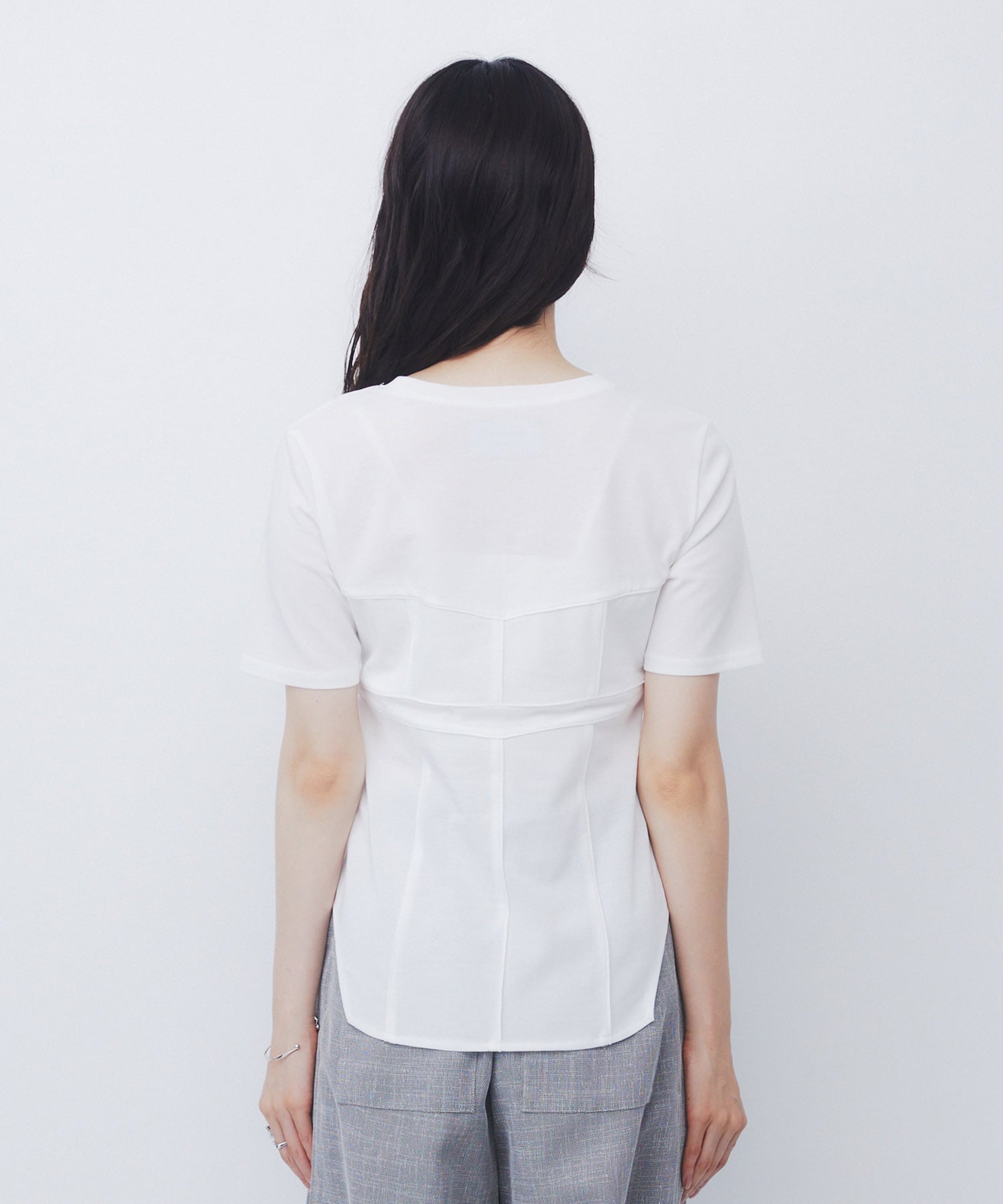 カッティングビスチェTEE