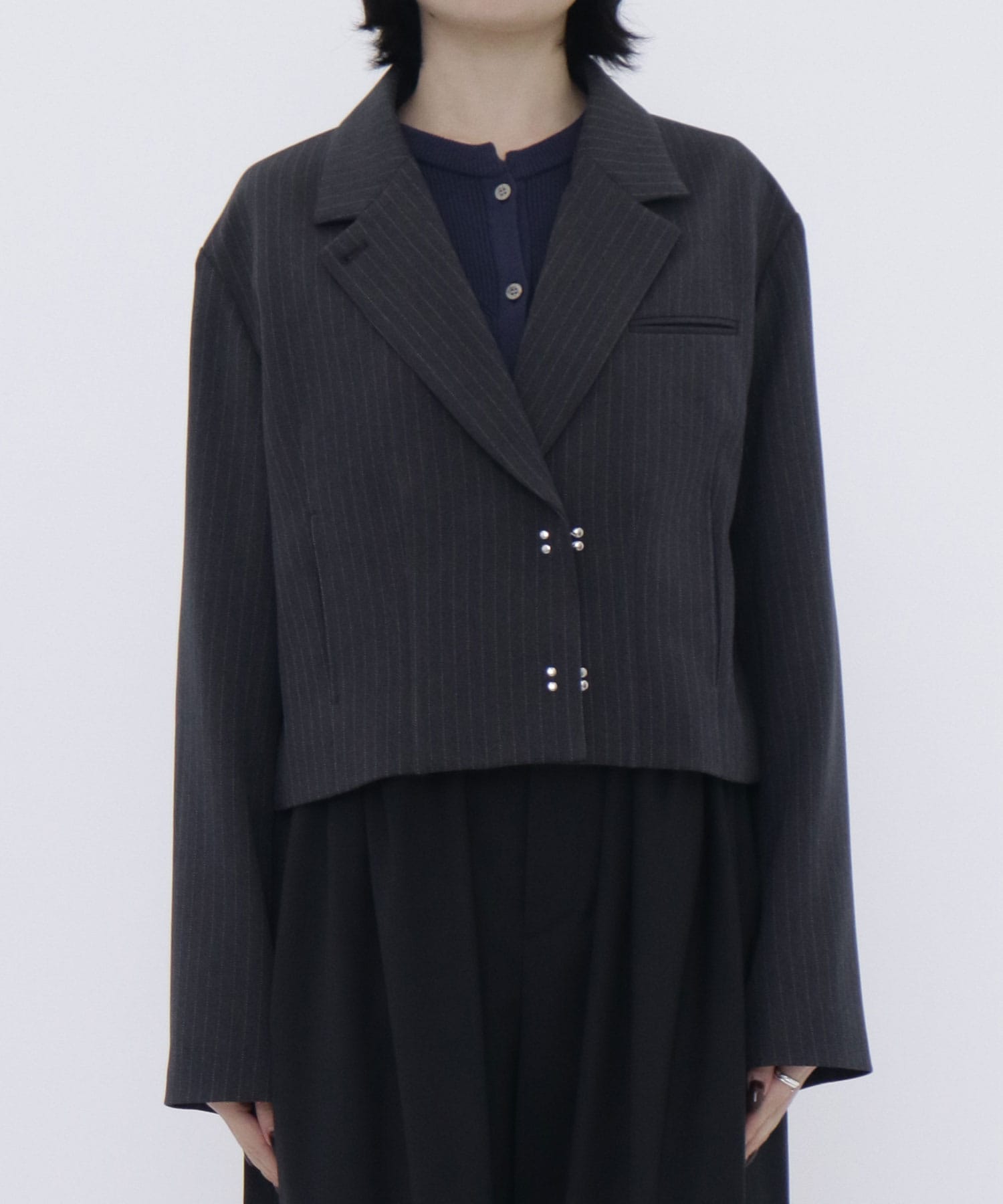 カシメショートジャケット