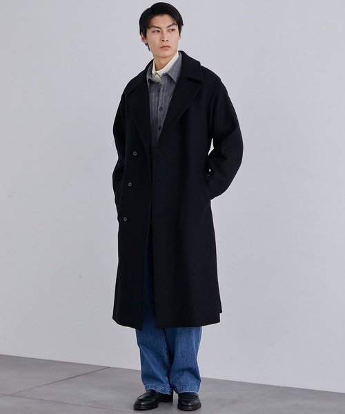 〈残りわずか〉18Gウールミラノリブハーフジップニット