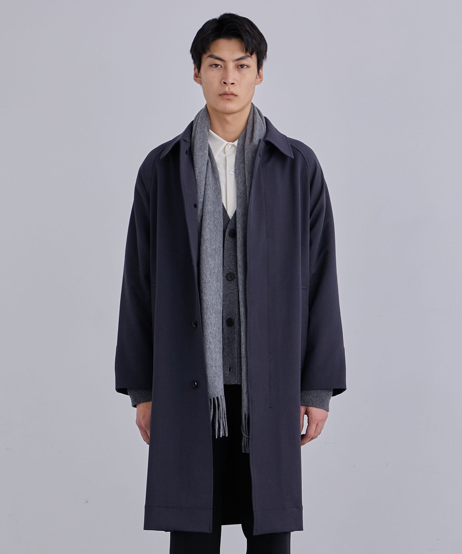 OVERCOAT×TOKYO DESIGN STUDIO ヒートシャツジャケット素材ナイロン