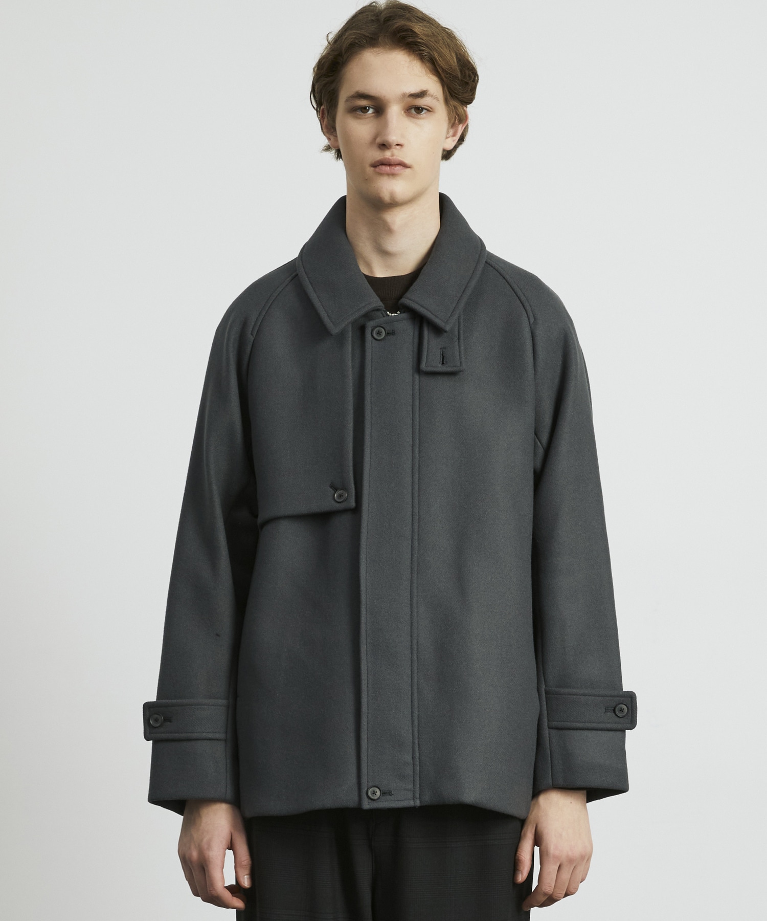 超撥水 SUPER 140's 2way トレンチブルゾン