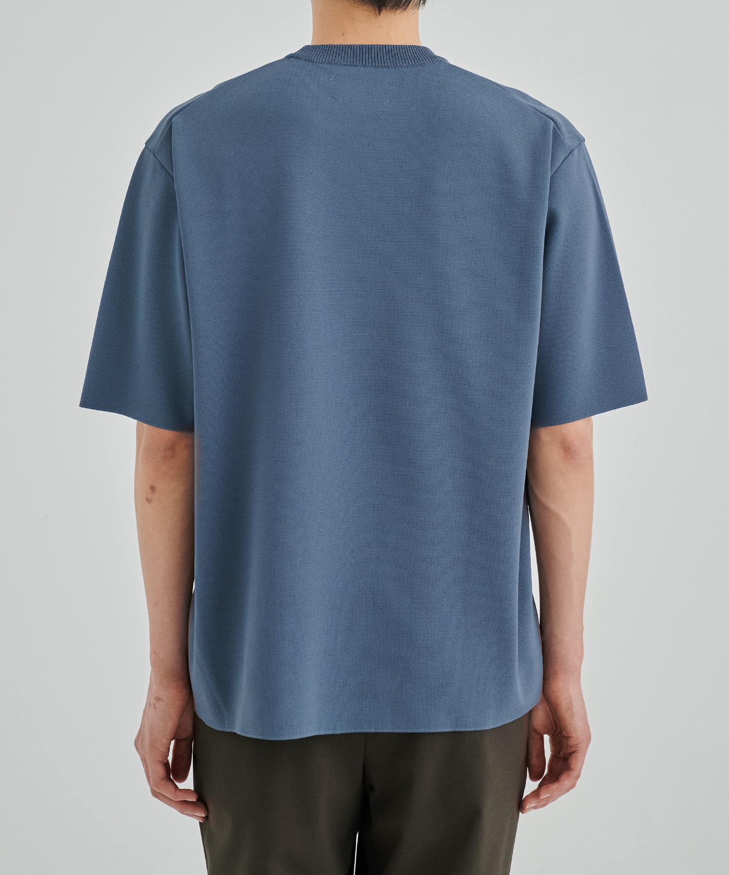 〈残りわずか|再入荷なし〉18G サーブルストレッチクルーネックTee