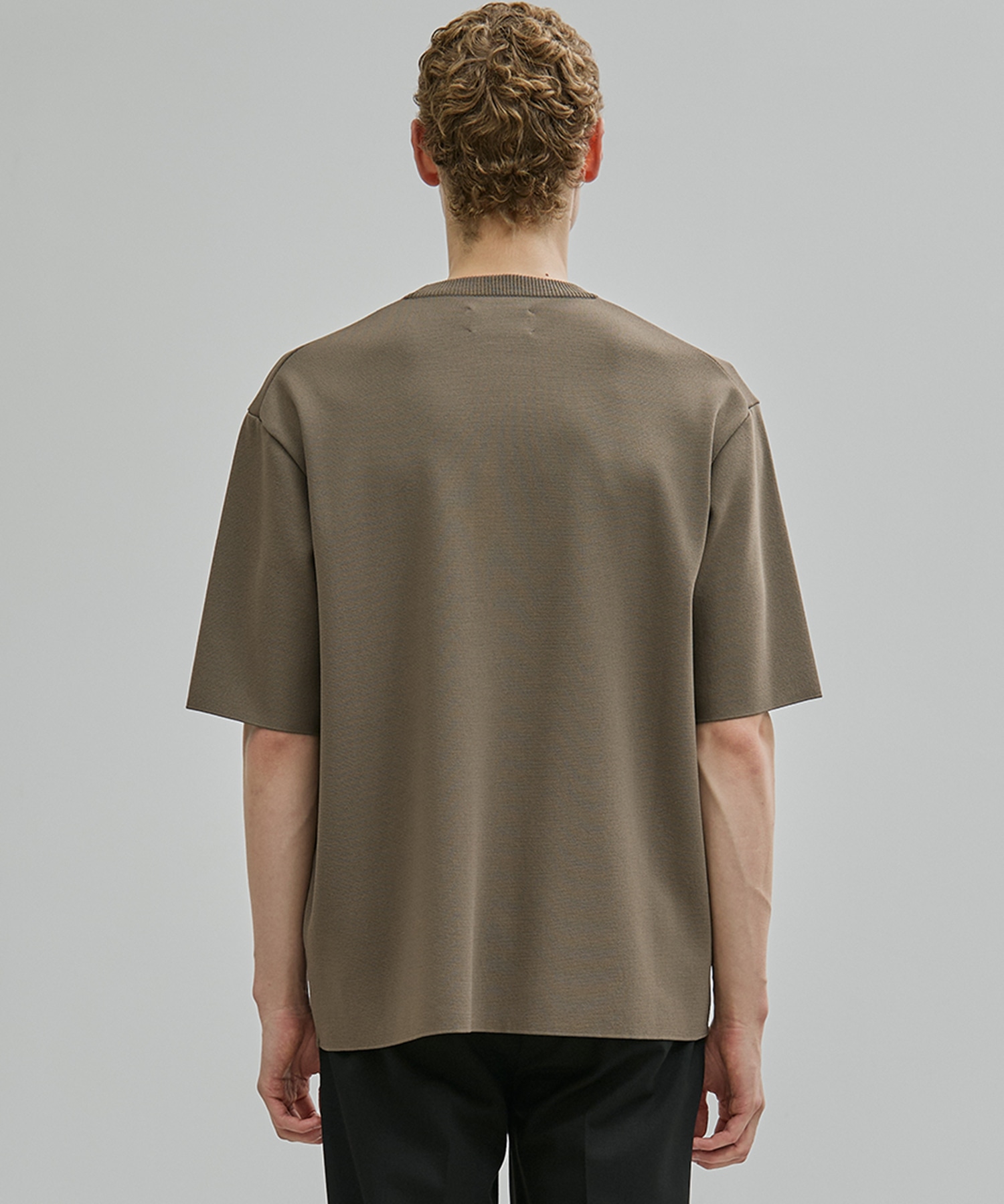 18G サーブルストレッチクルーネックTee