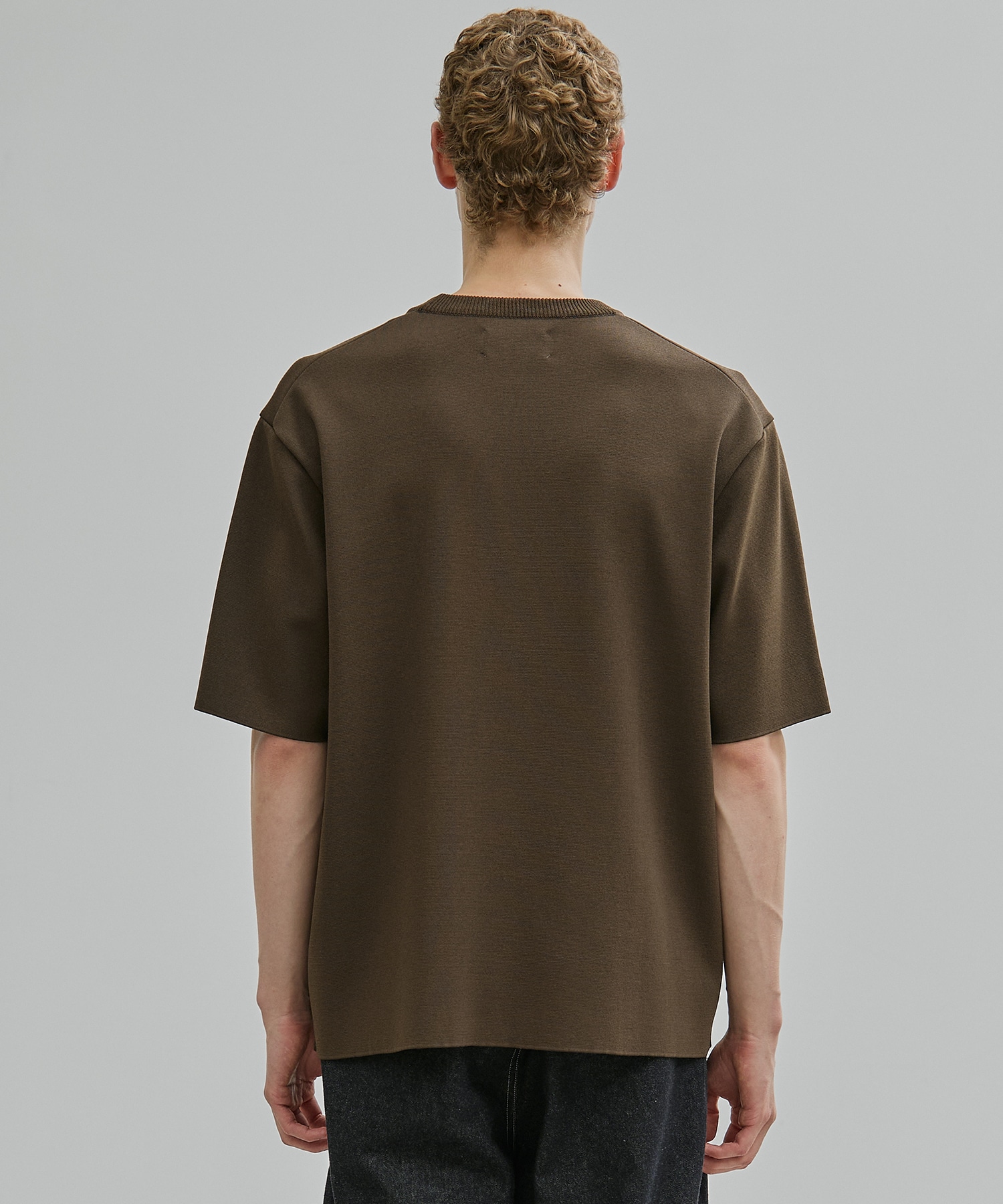 18G サーブルストレッチクルーネックTee