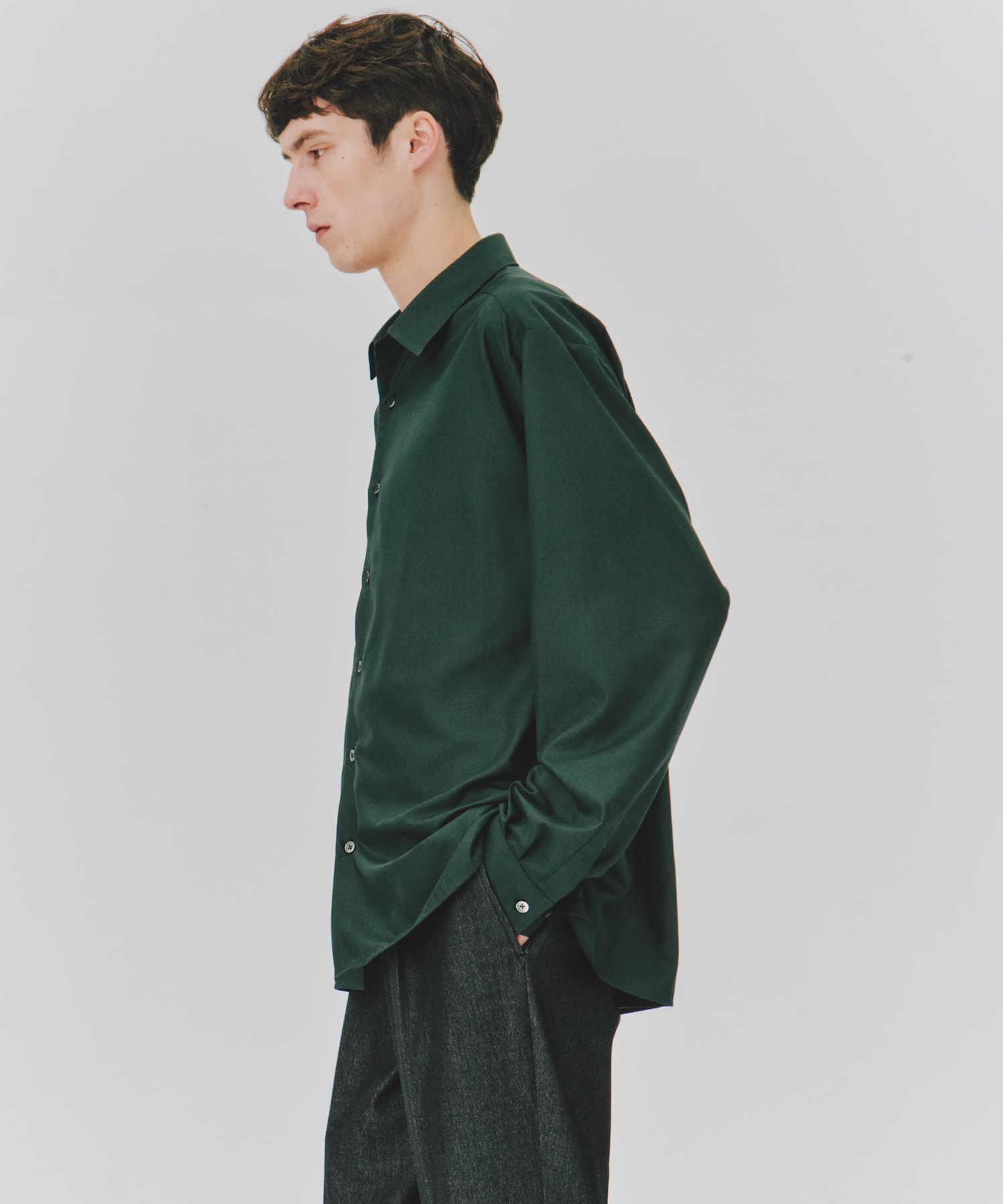 【残りわずか / 再入荷なし】DRY RAYON  リラックスシャツ
