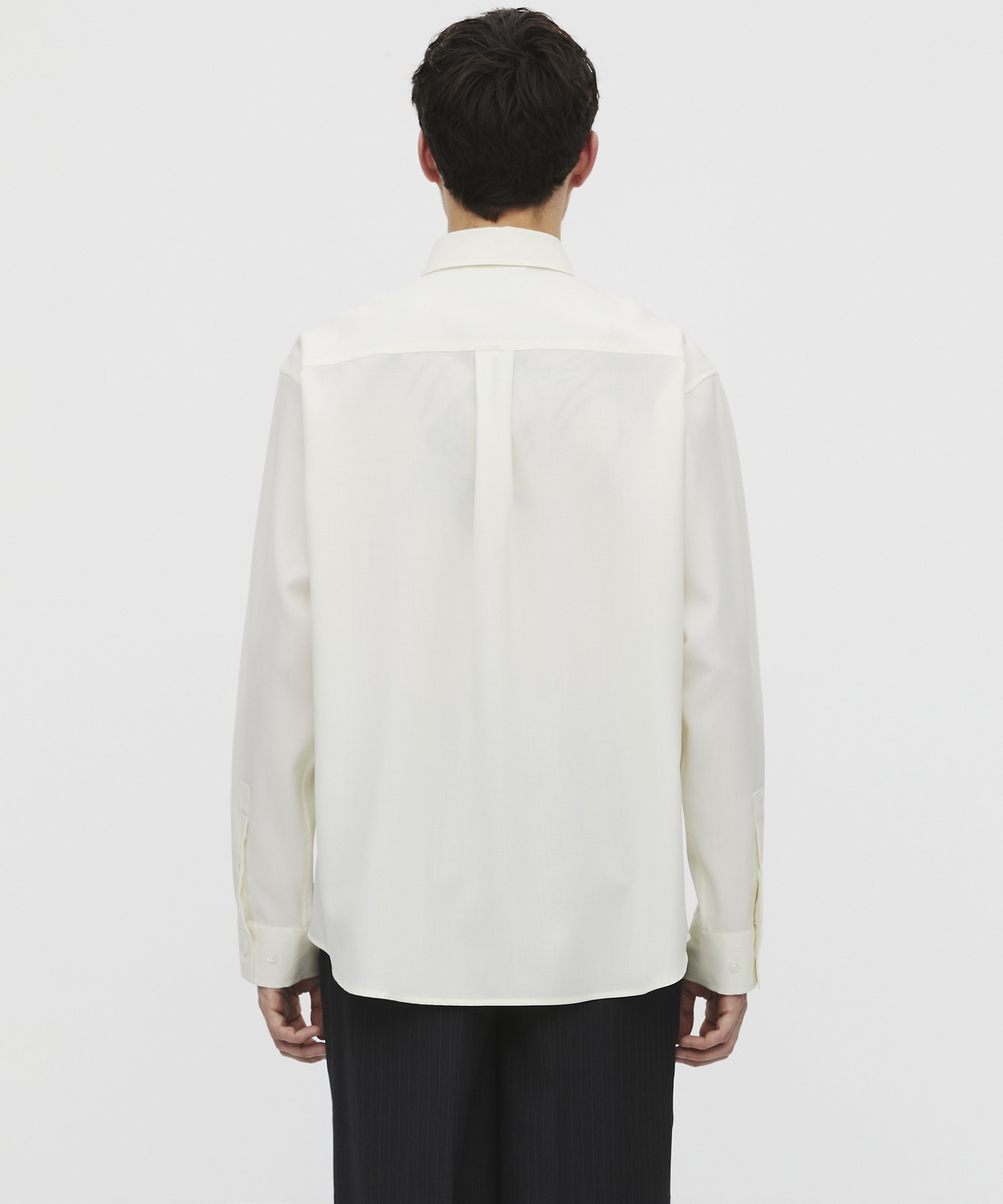 〈再入荷なし〉SUPER 120's TECH WOOL シャツ