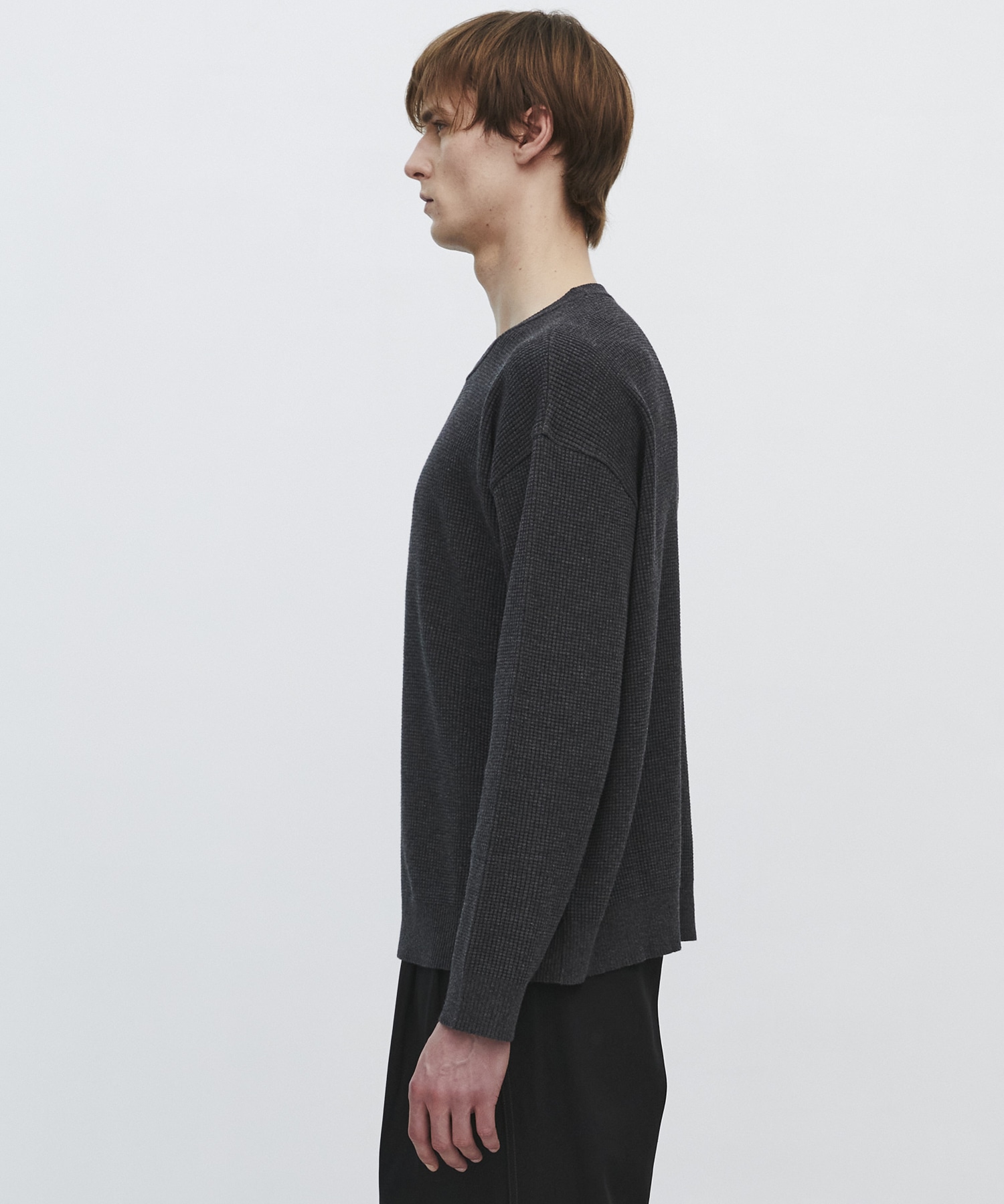 〈2026SS|残りわずか|再入荷なし〉COTTON CASHMERE ワッフルニット