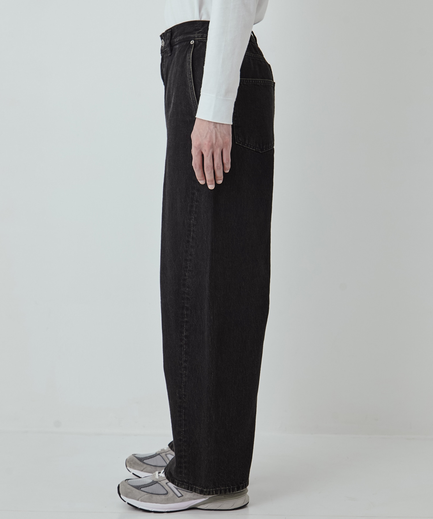 オーバーダイ バレルデニムパンツ