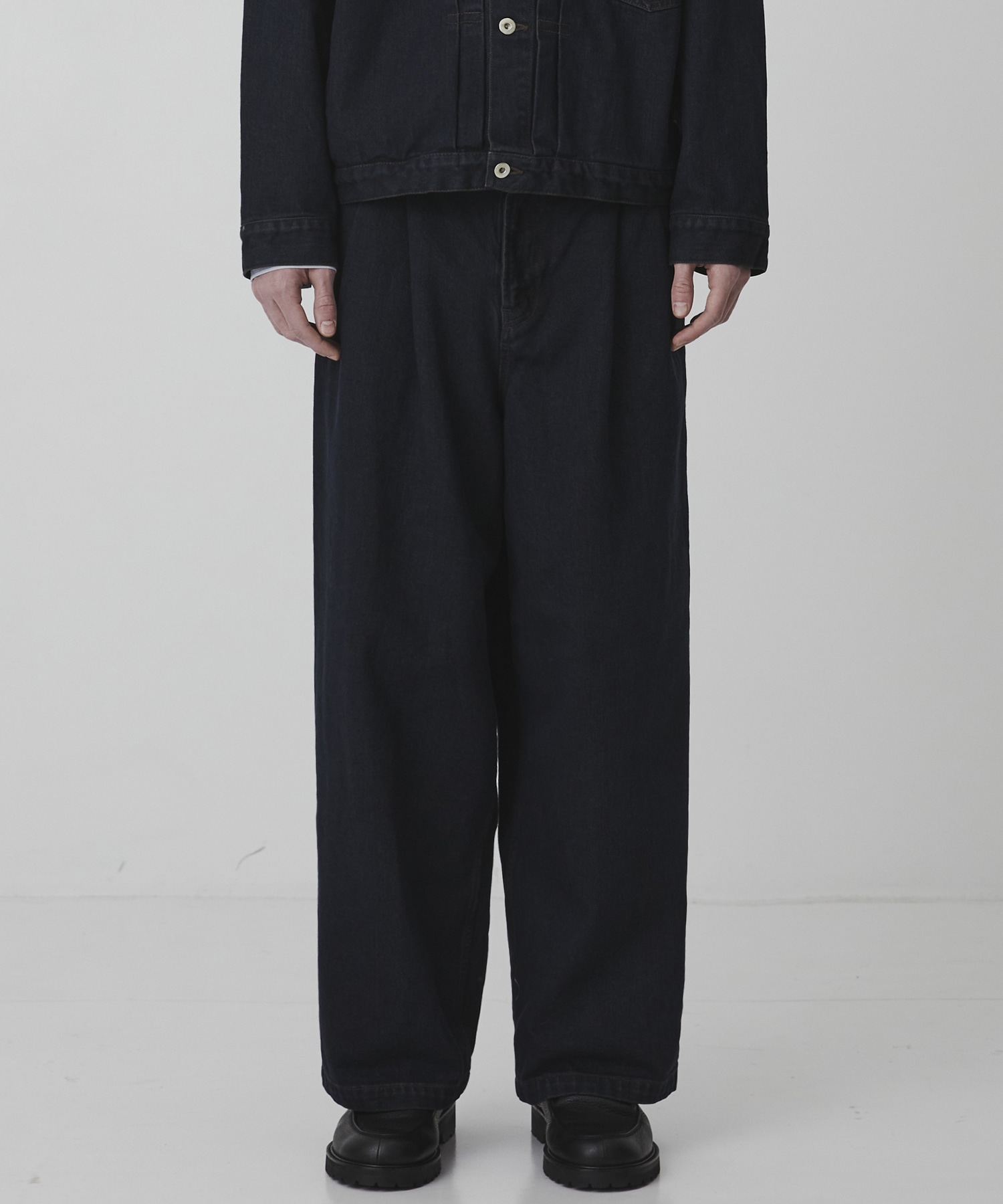 〈2026SS｜WEB先行販売〉オーバーダイデニム バギースラックス