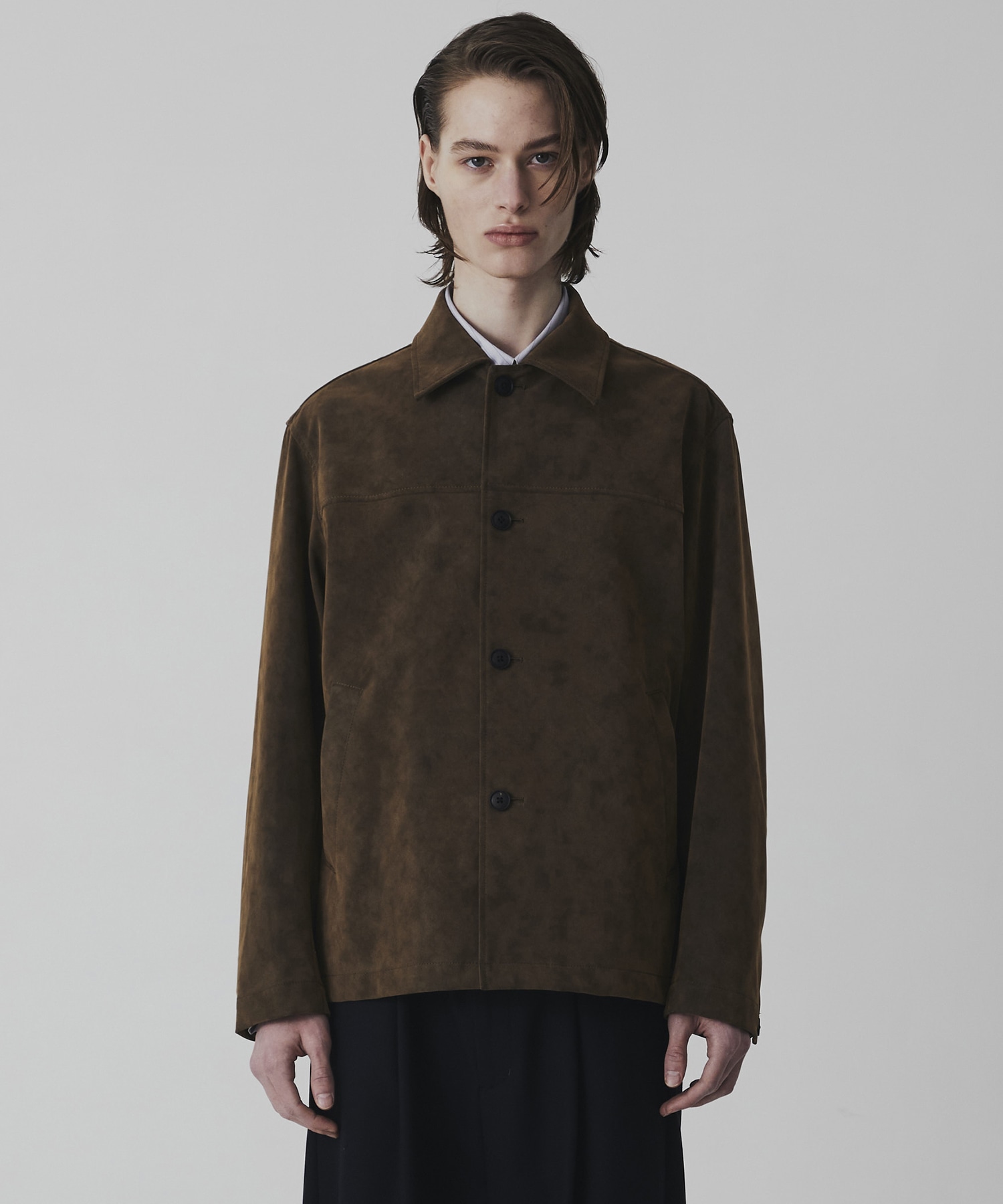 〈2026SS｜残りわずか｜再入荷なし〉フロッキースエード カバーオール