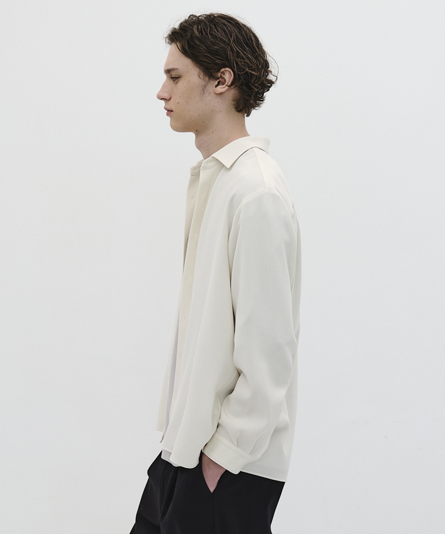 COLD DRY PLEATS ロングスリーブシャツ
