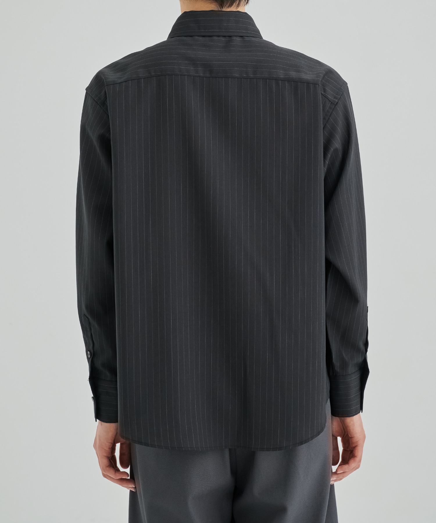 SUMMER WOOL ロングスリーブシャツ