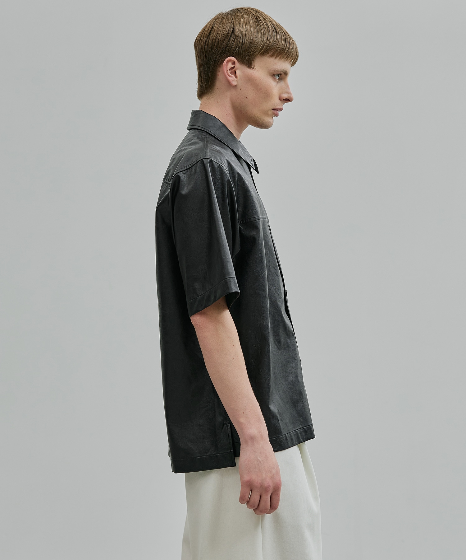 ライトレザーシャツ S/S