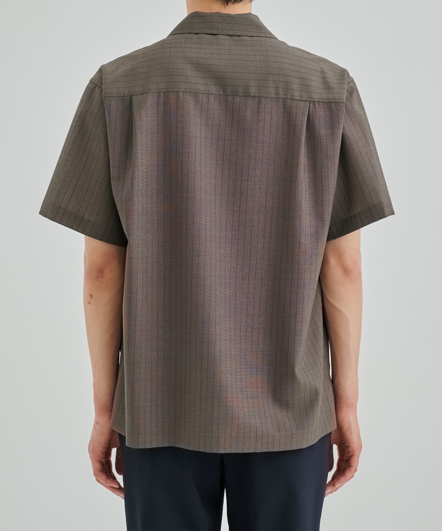 SUMMER WOOL オープンカラーシャツ