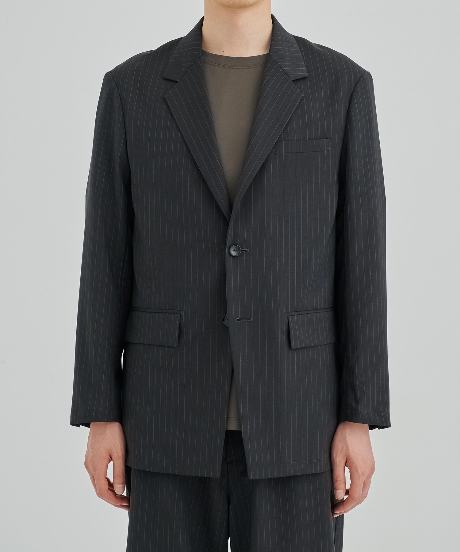 SUMMER WOOL シングルジャケット