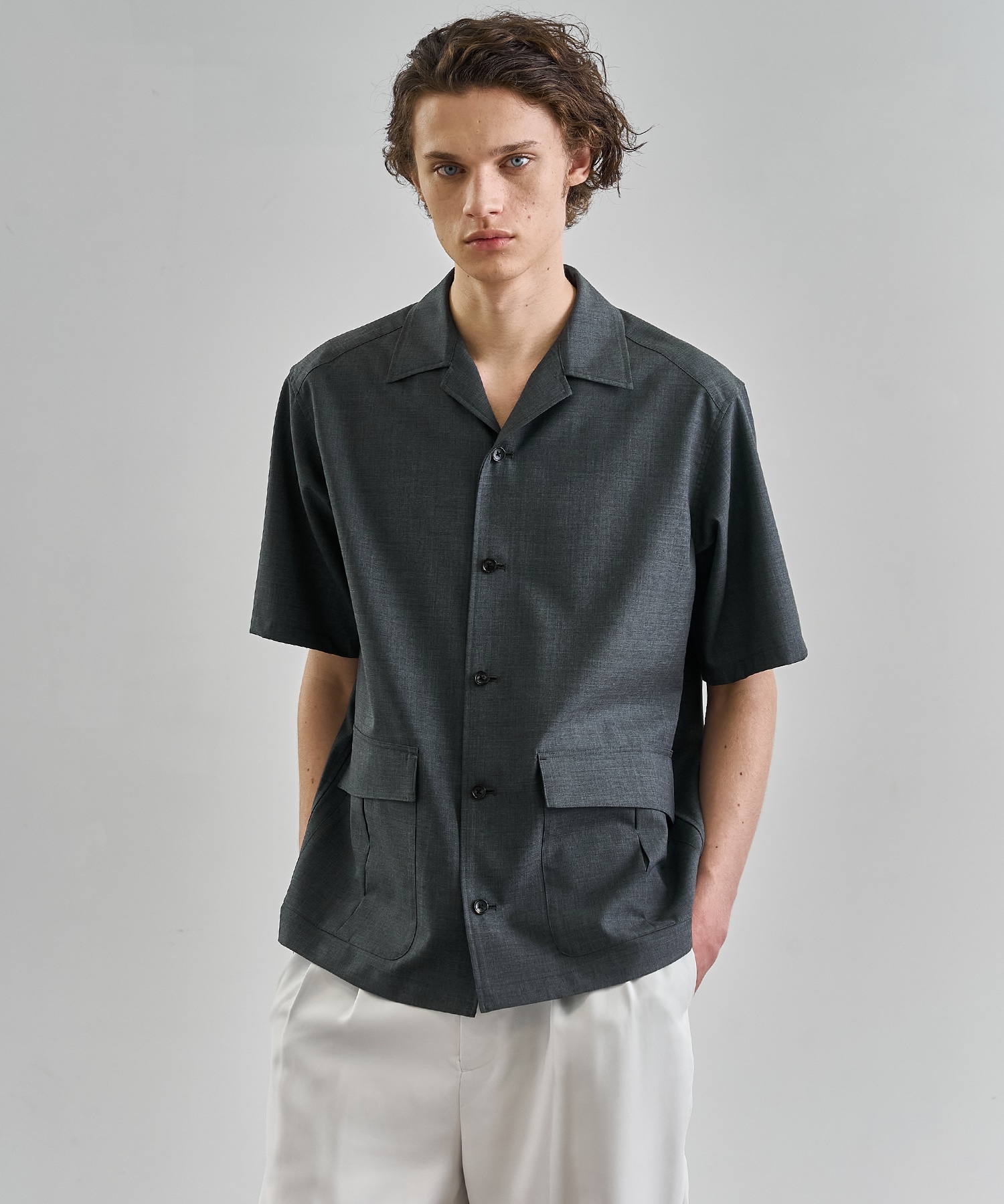 SCHONHERR WOOL ファティーグシャツ