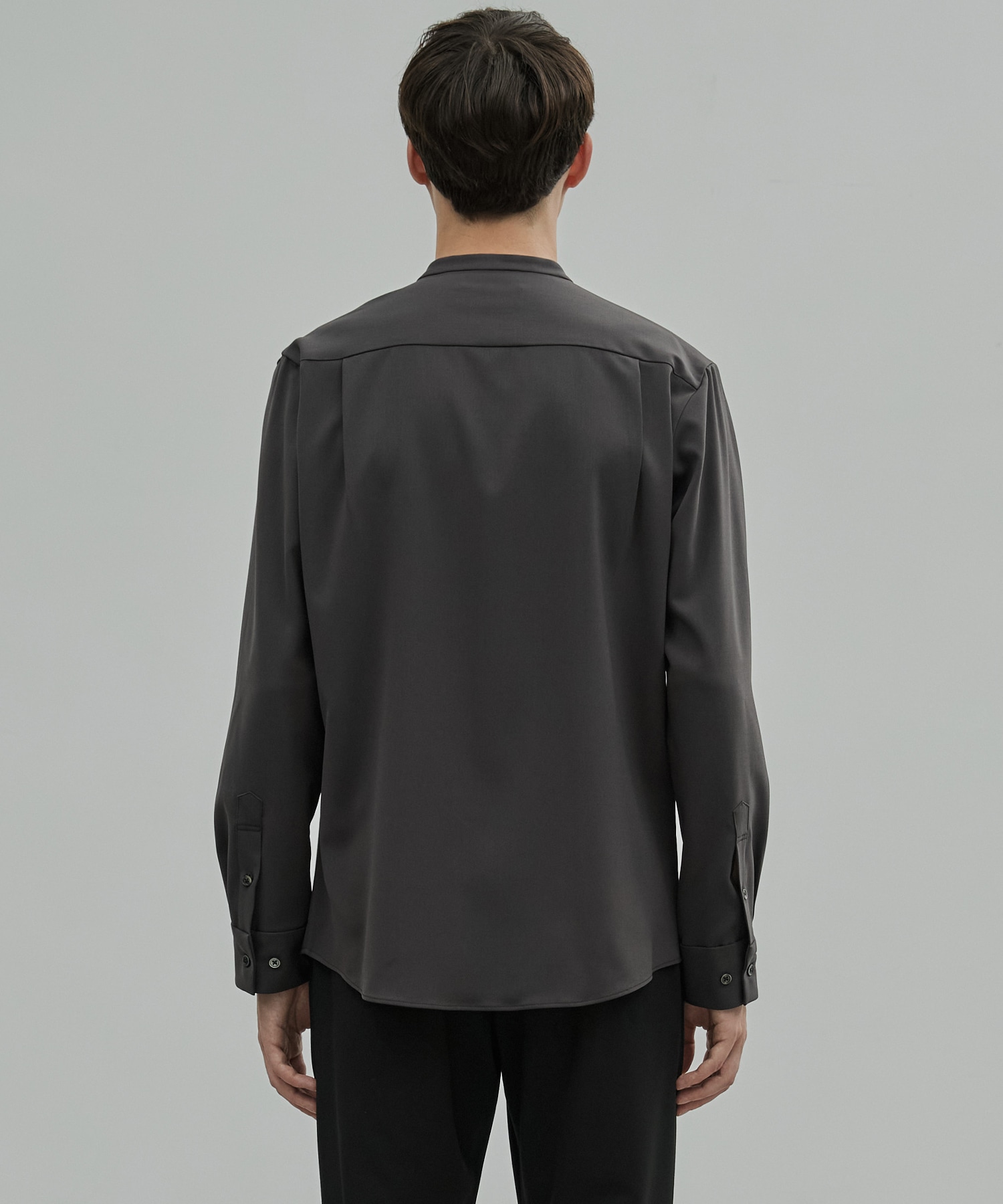 〈新発売〉Dry Twist バンドカラーシャツ