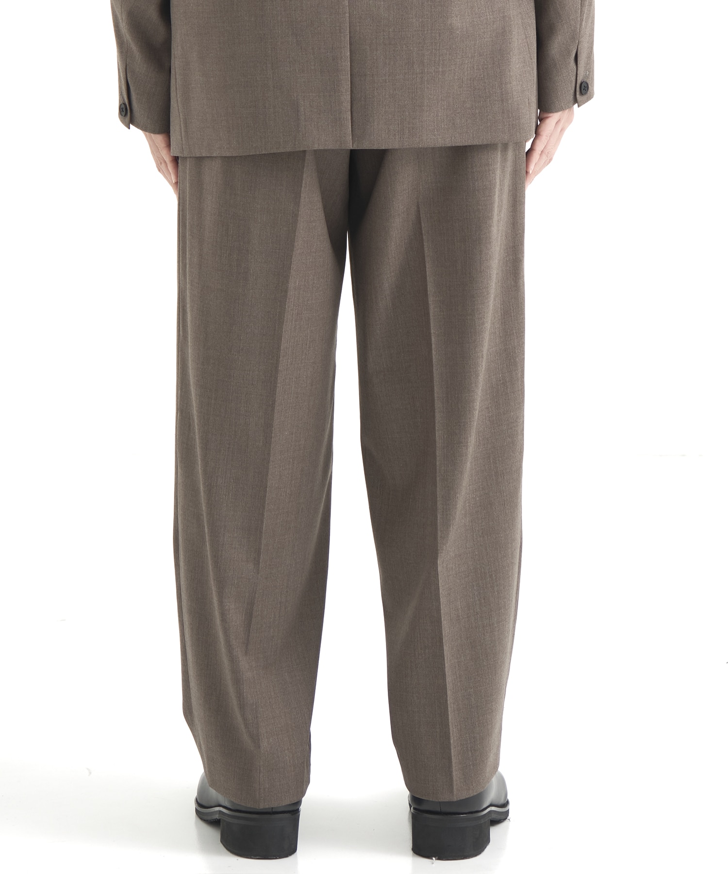 LORO PIANA FABRIC イージーパンツ(1 GREY BEIGE): : メンズ