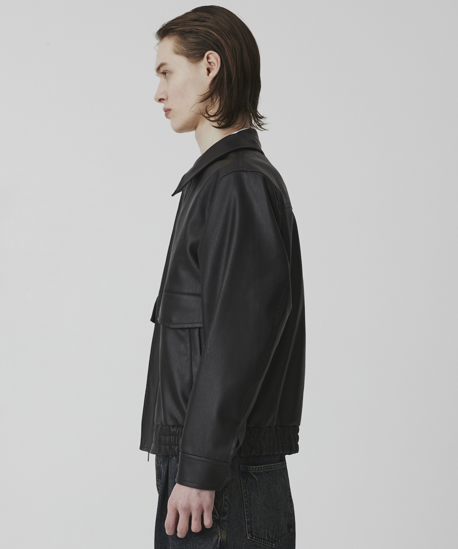 〈残りわずか｜再入荷なし〉VINTAGE LEATHER ブルゾン