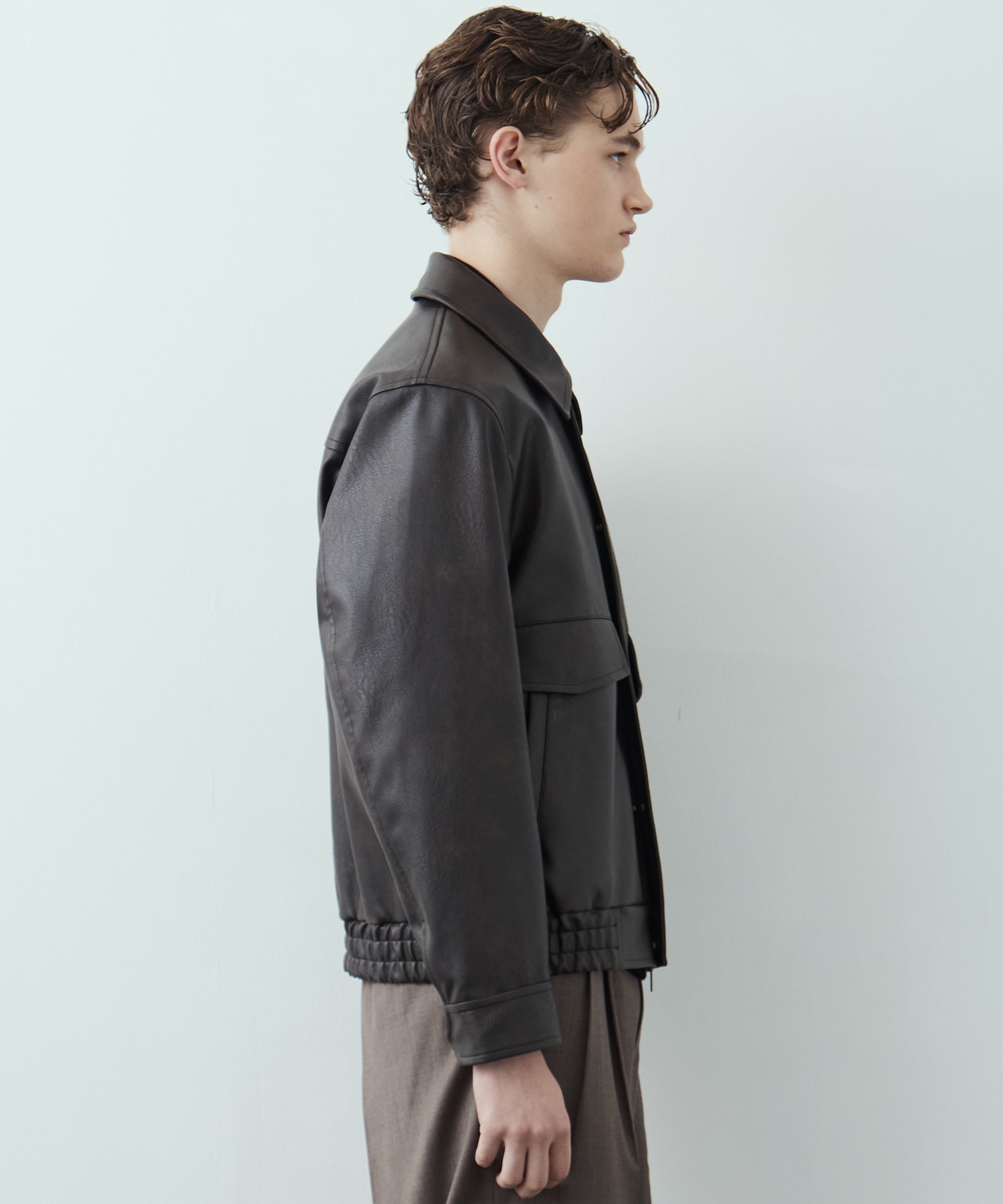 VINTAGE LEATHER ブルゾン