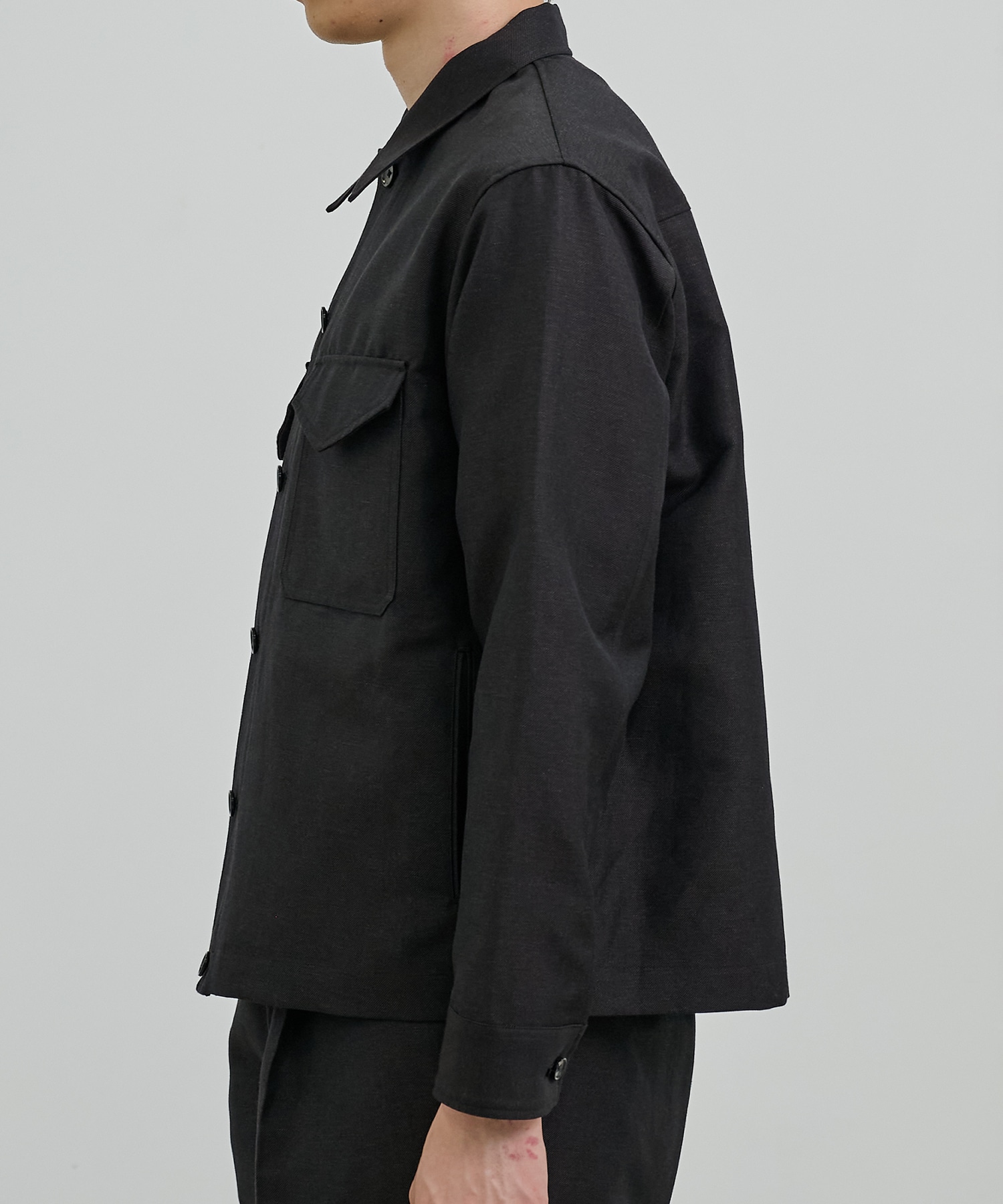 WOOL LINEN CPOブルゾン