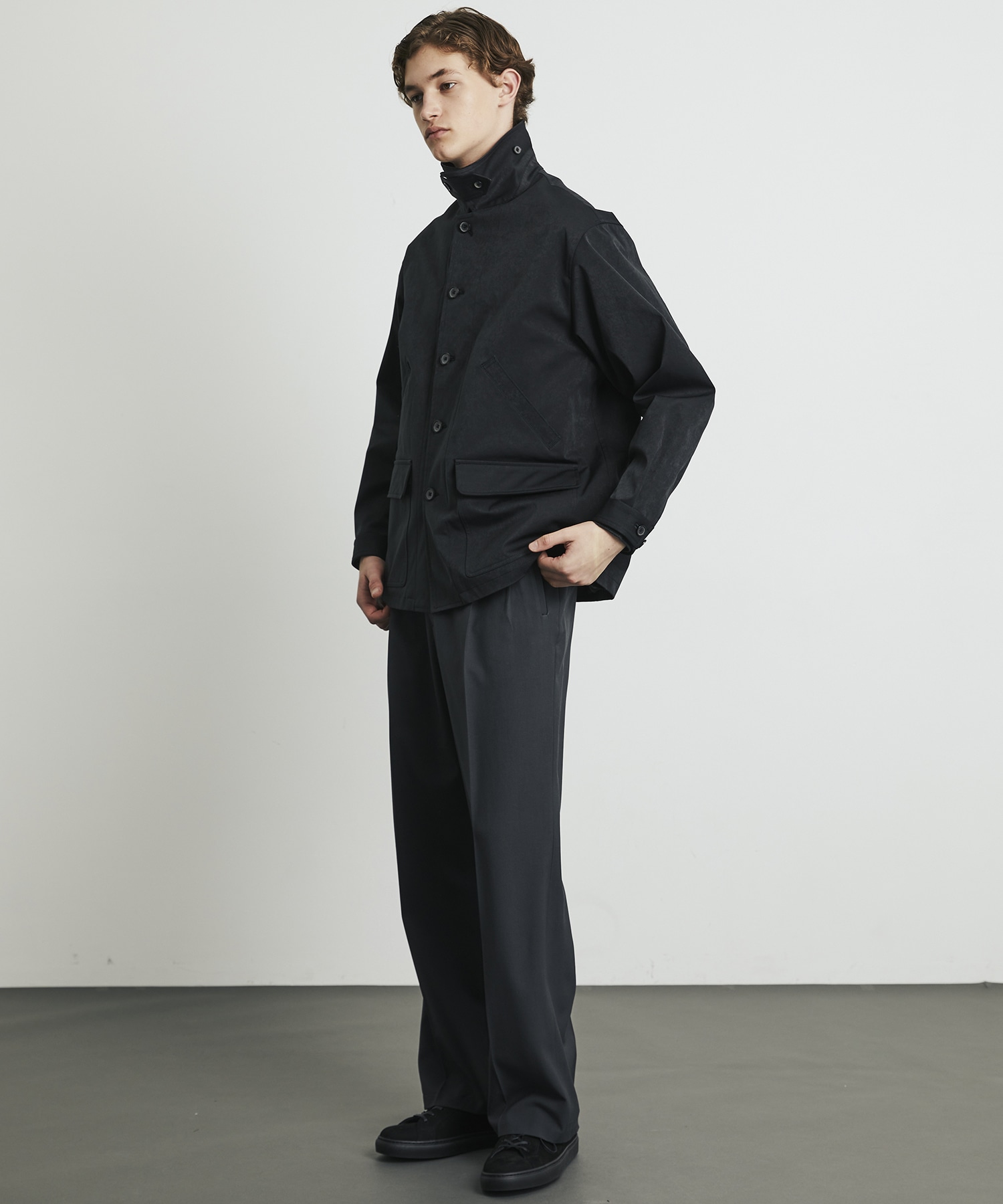 10周年記念｜残りわずか〉×EX DOLPHIN HUNTING JACKET(1 BLACK