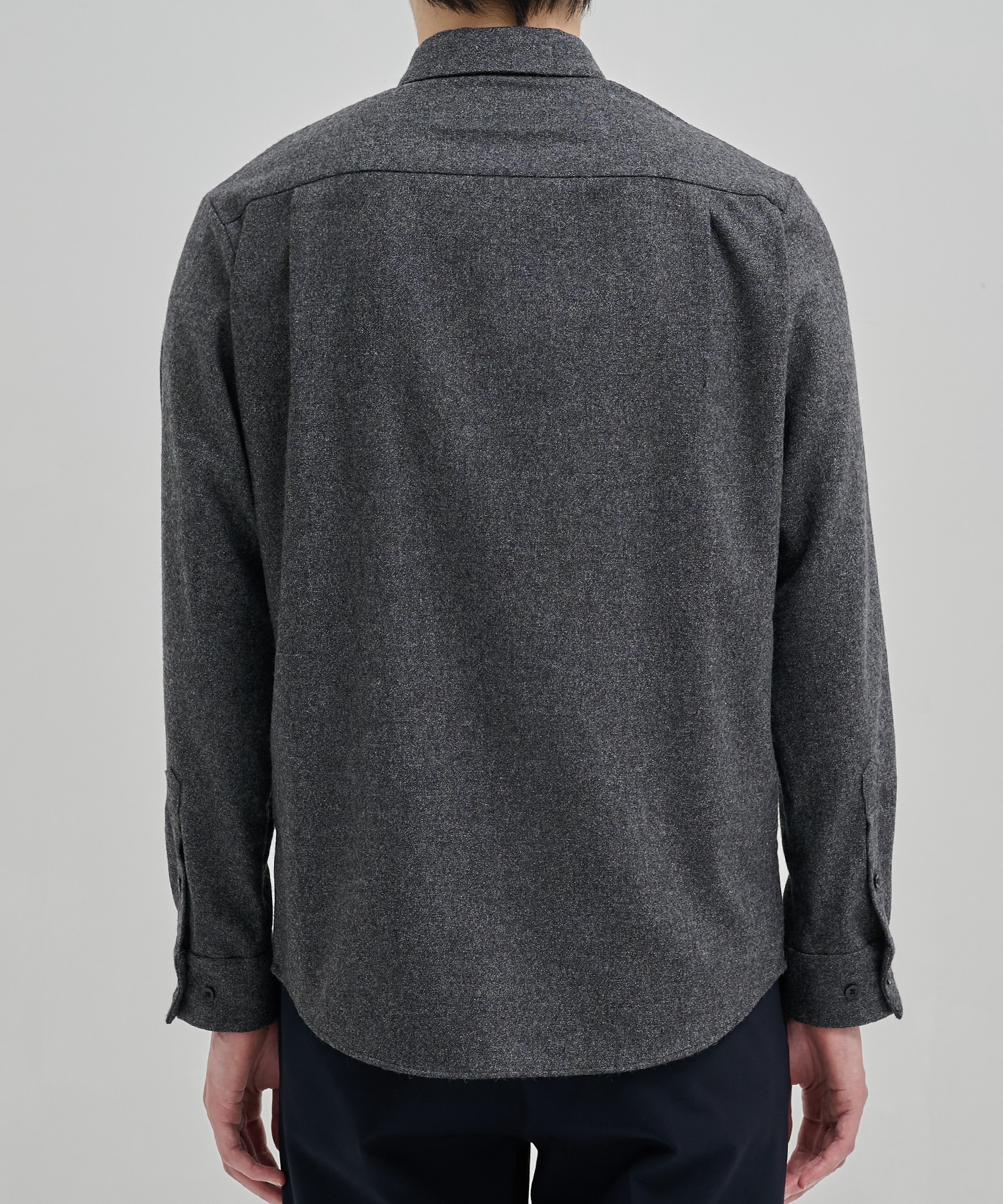 〈残りわずか｜再入荷なし〉SOFT TWEED レギュラーカラーシャツ