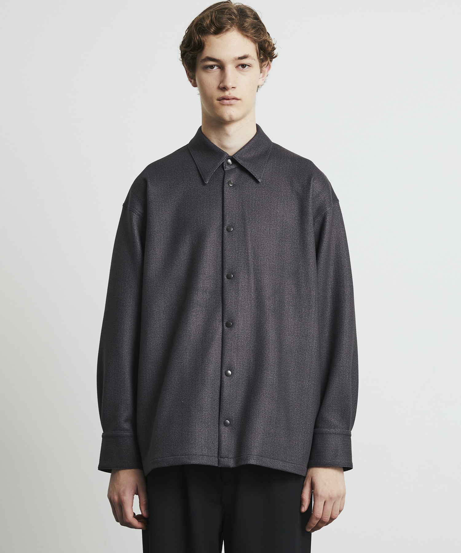 〈WEB限定|残りわずか〉+3.6℃ダウンファブリックL/Sシャツ