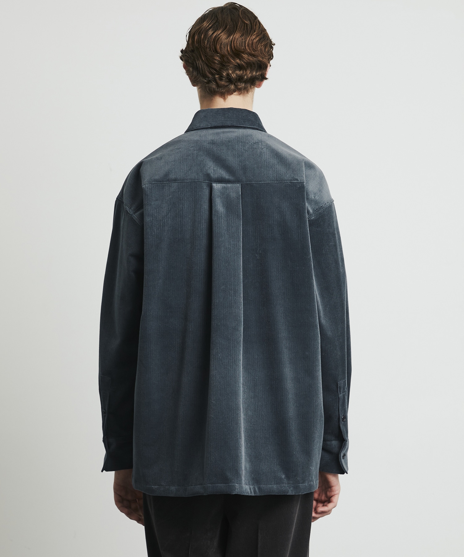 WOOL CORDUROY ロングスリーブシャツ