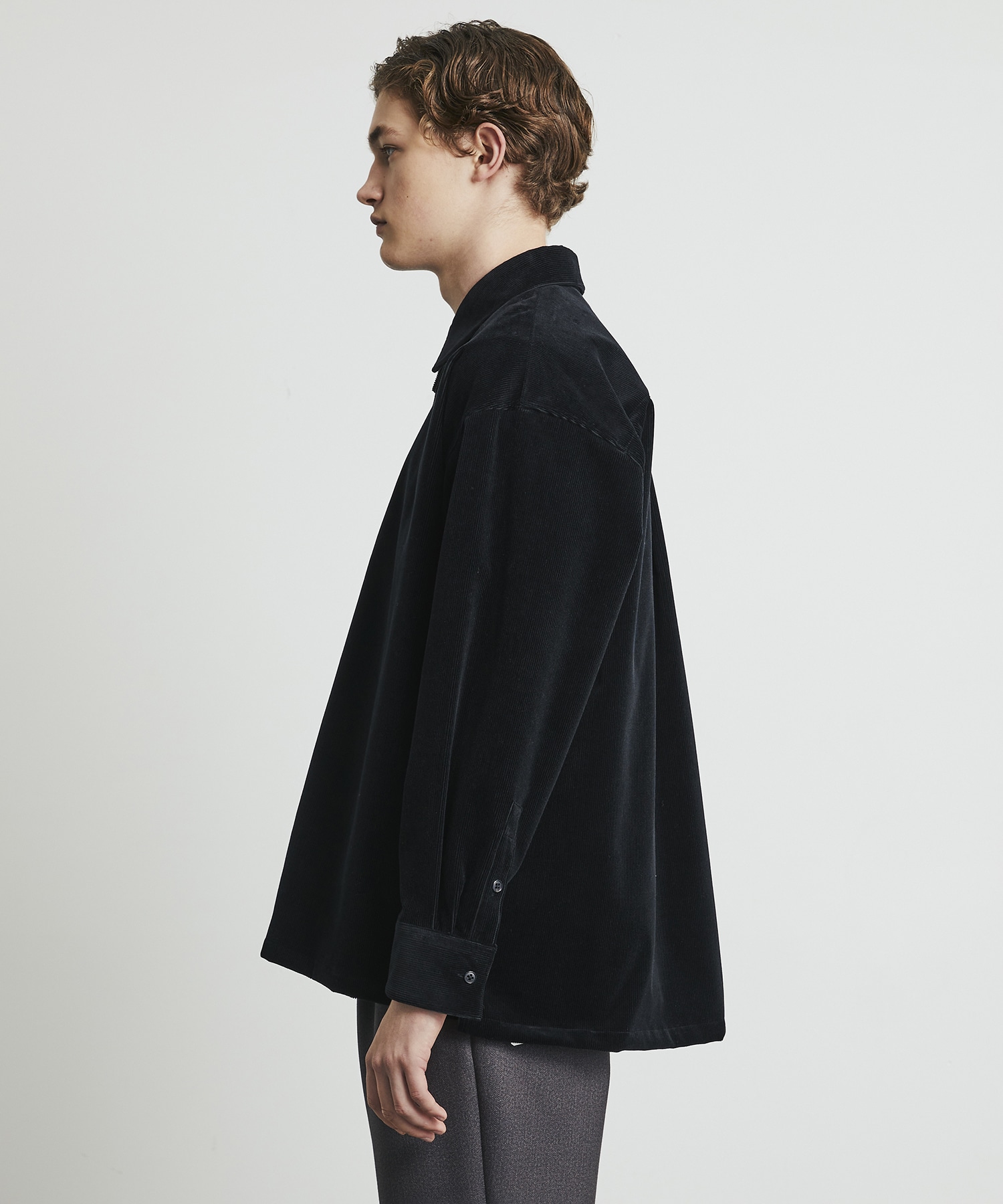 WOOL CORDUROY ロングスリーブシャツ