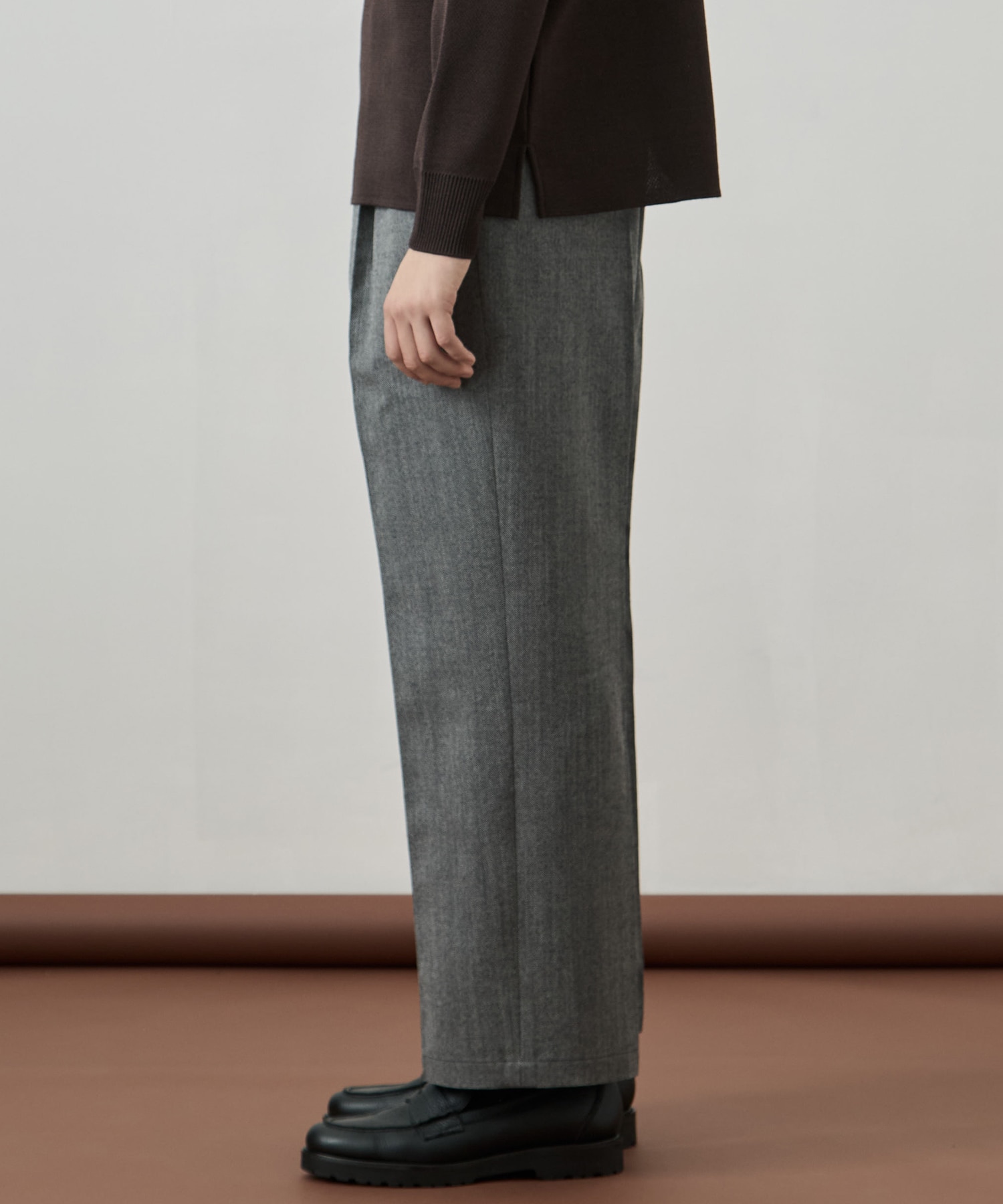 パタゴニアツイード1タックイージーパンツ