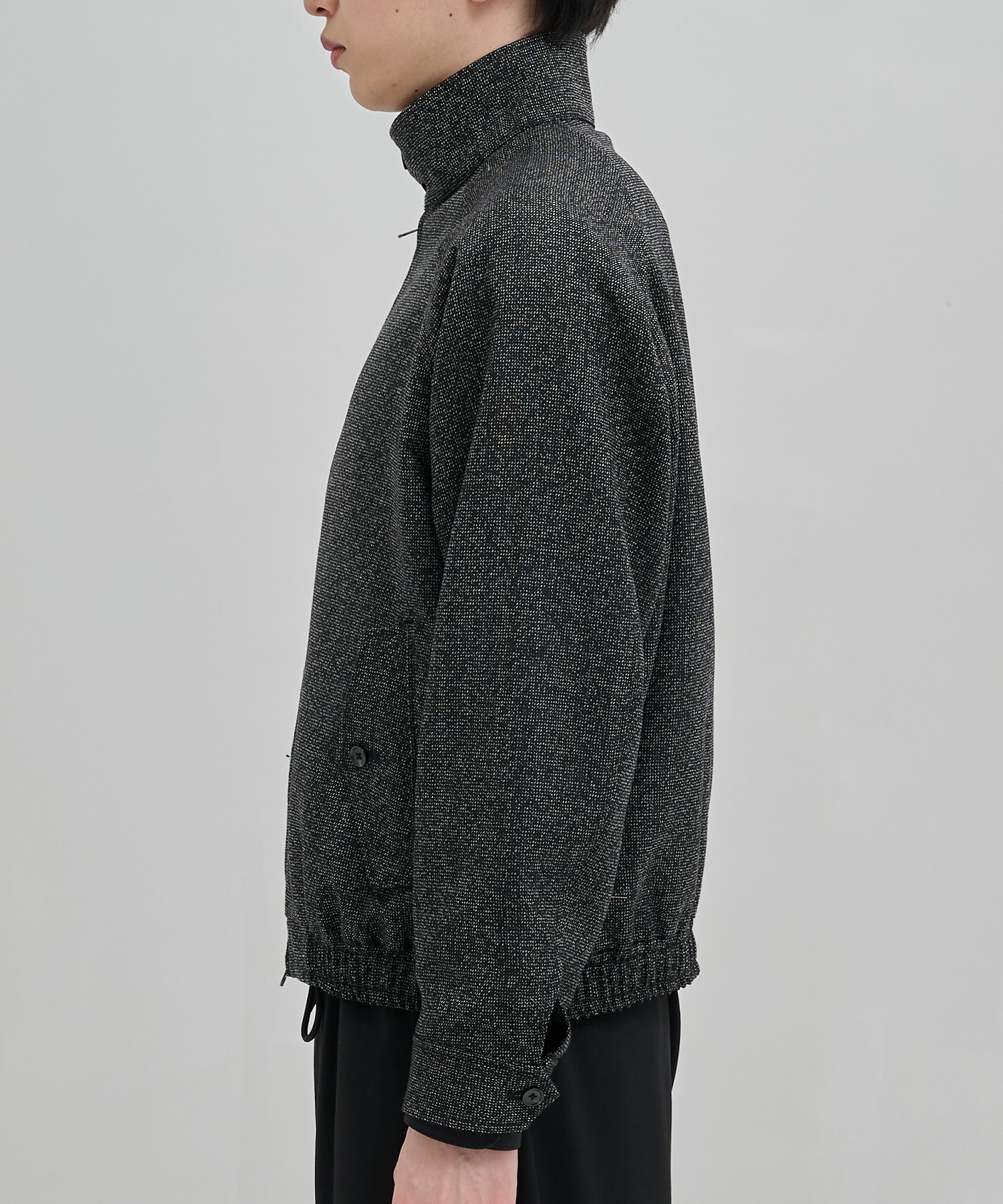 〈残りわずか｜再入荷なし〉シェットランドウール ハリントンジャケット