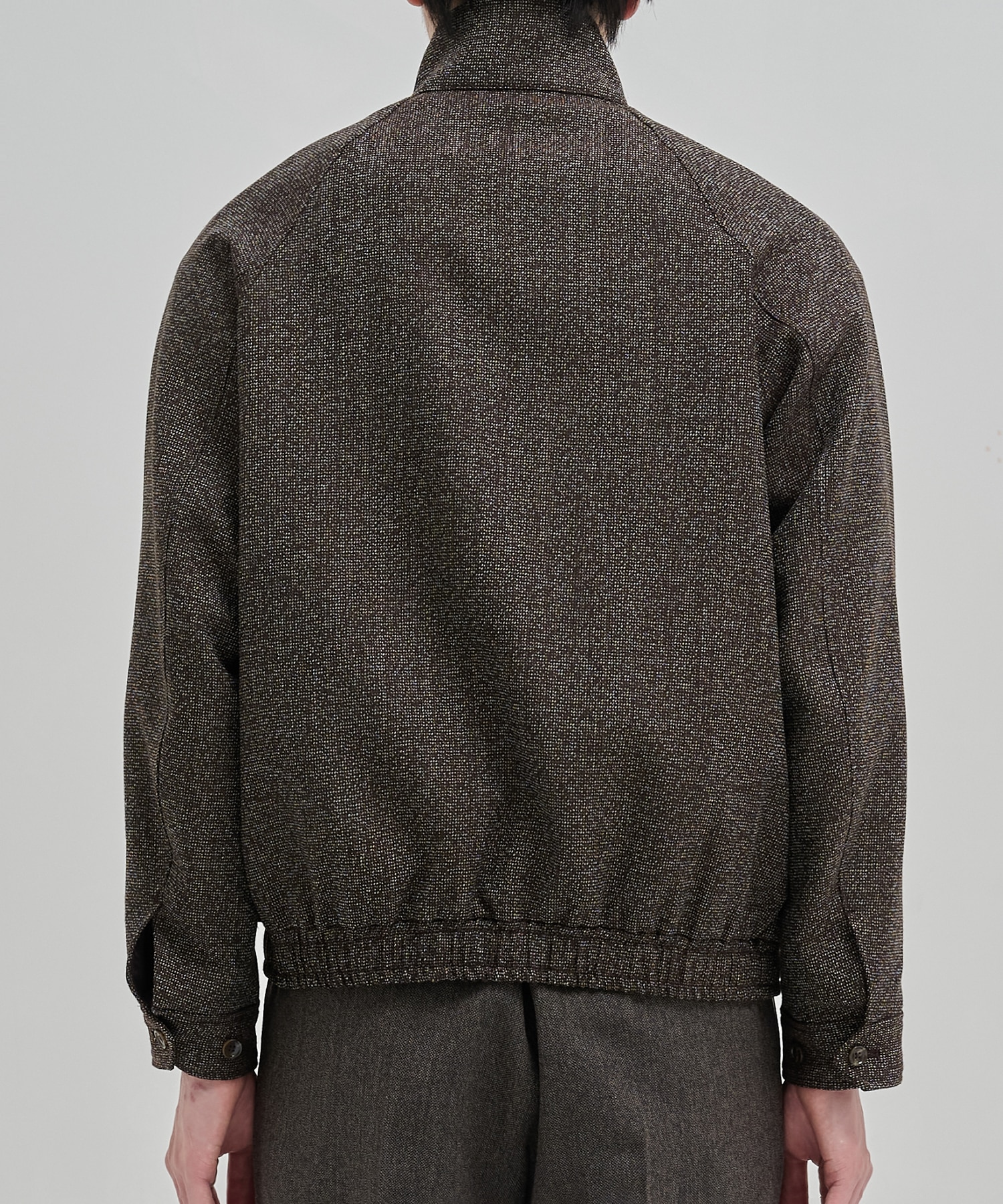 〈残りわずか｜再入荷なし〉シェットランドウール ハリントンジャケット