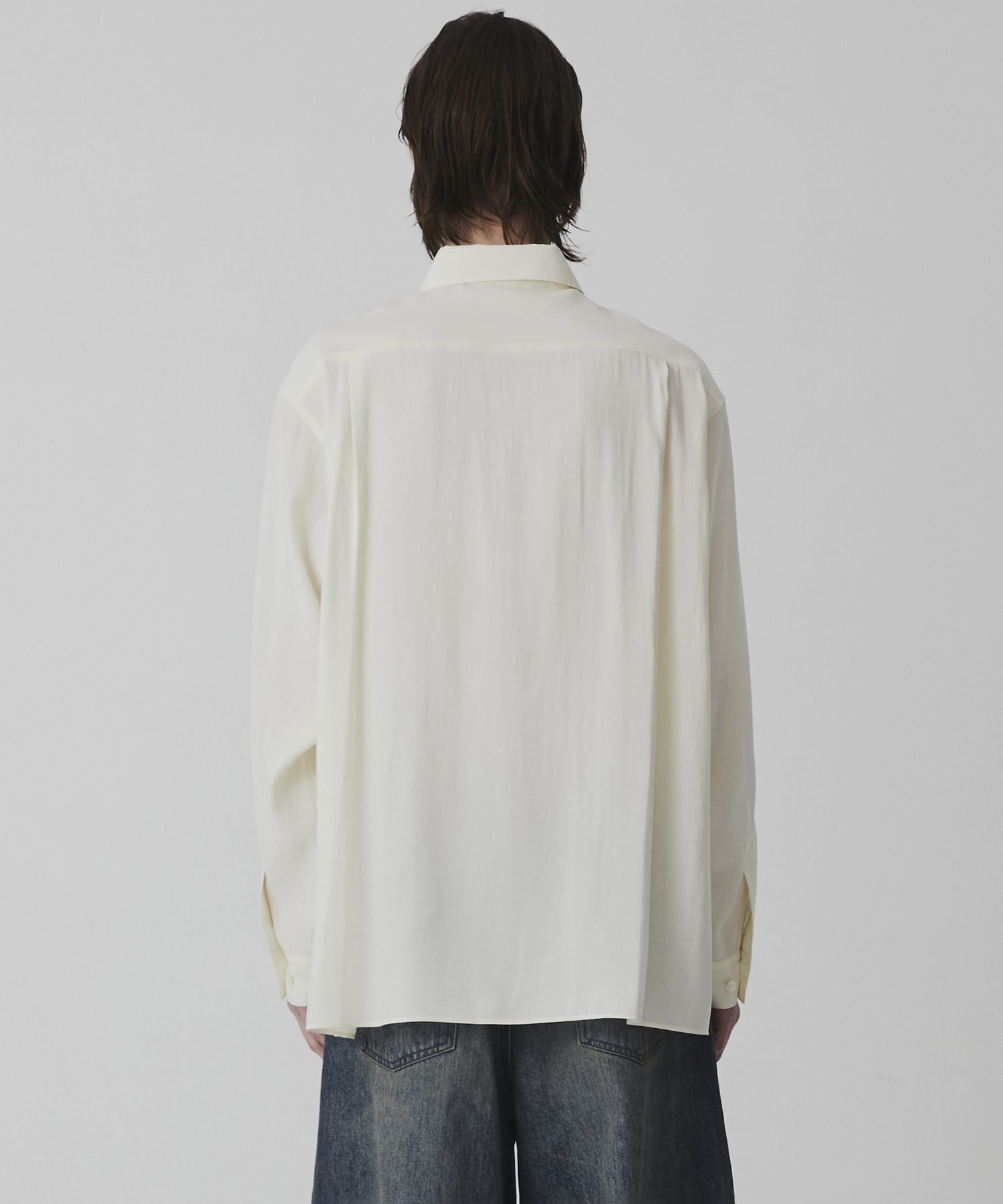 〈2026SS｜WEB限定〉フィブリルレーヨン リラックスシャツ