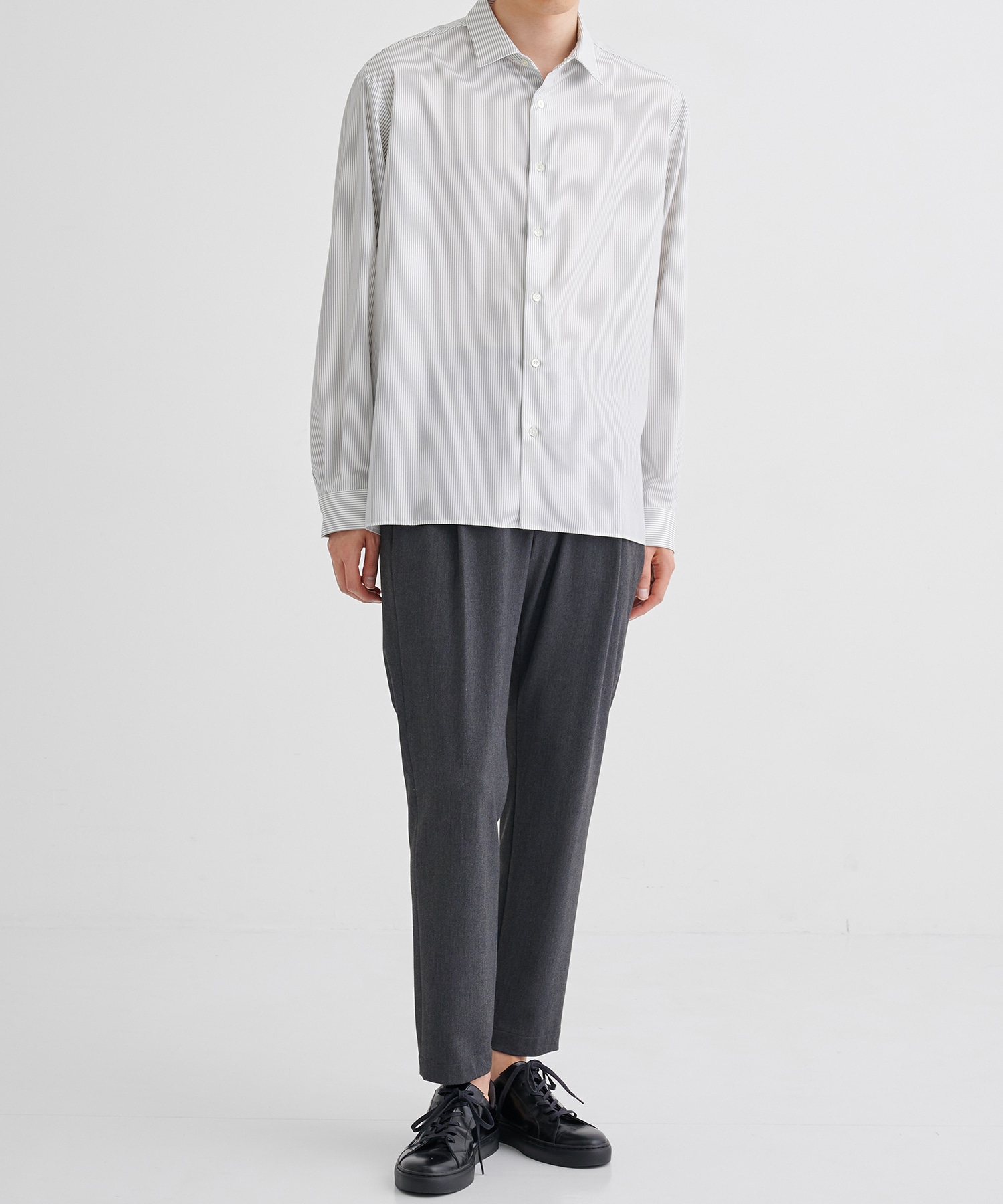 〈WEB限定｜再入荷なし〉DRY RAYON ストライプリラックスシャツ