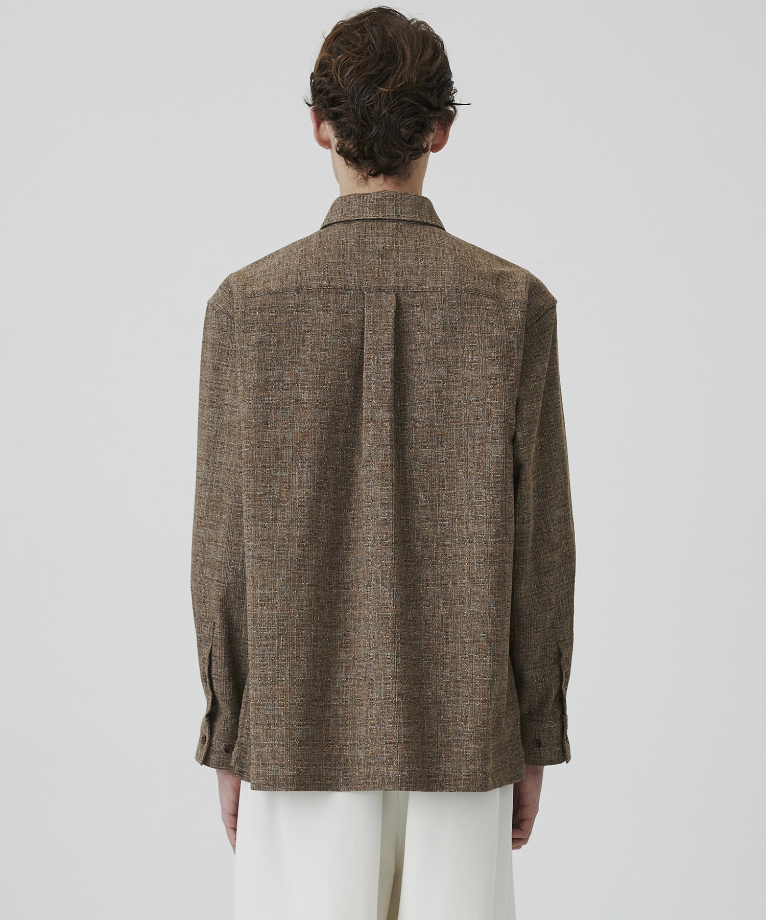 ライトツイード ロングスリーブシャツ