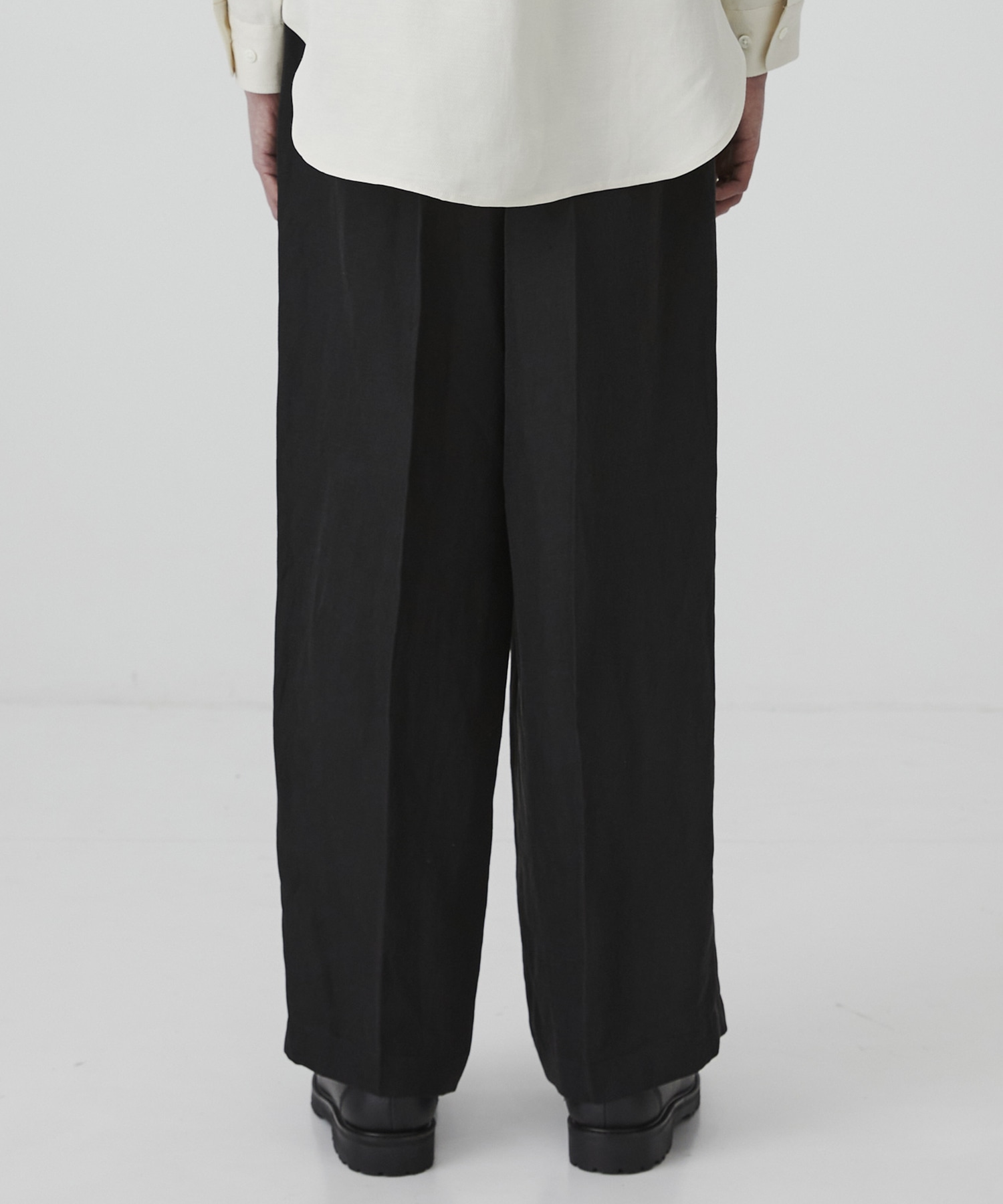 VINTAGE SILK LINEN 3タックスラックス