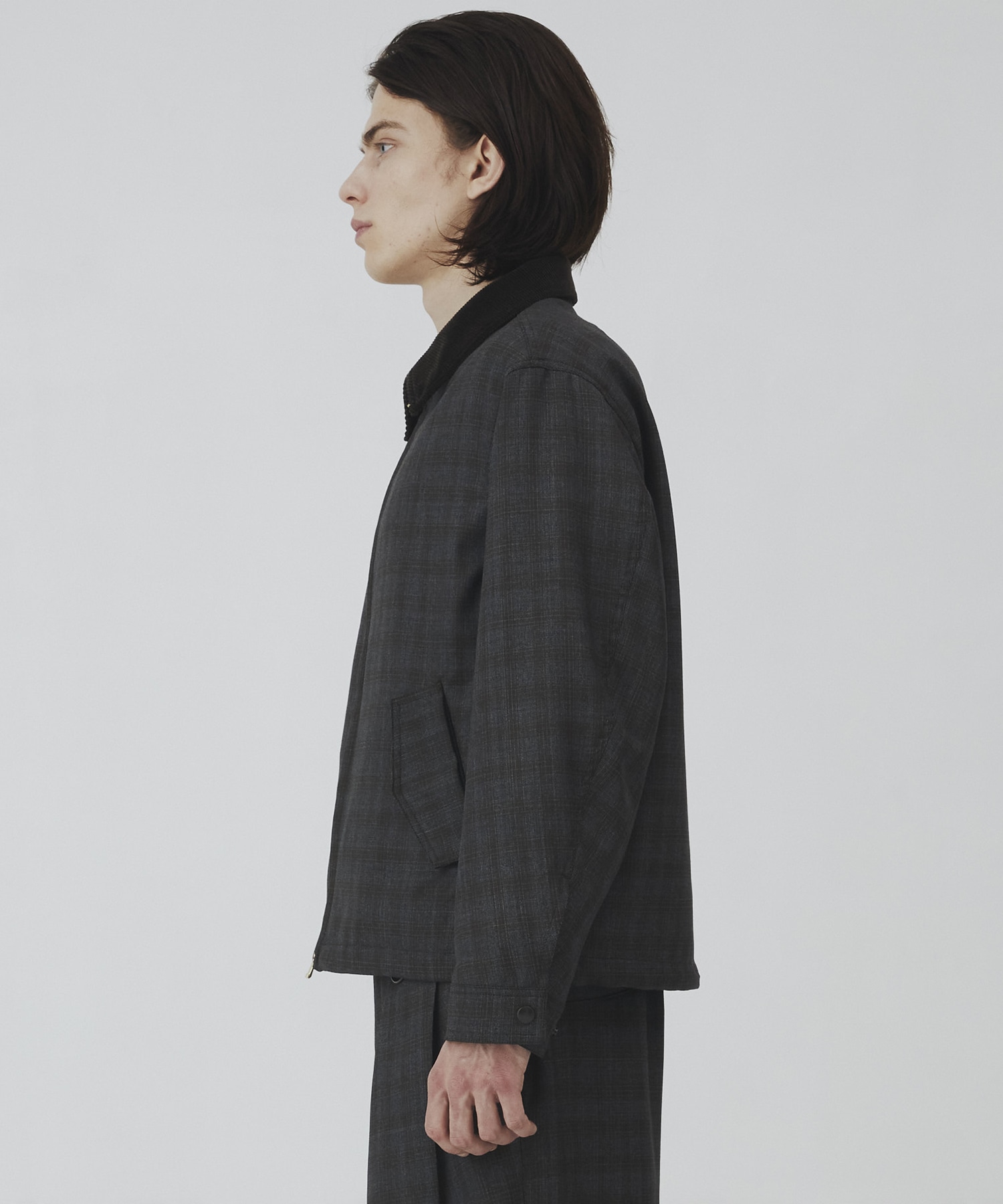 〈2026SS｜数量限定〉CUBA CHECK ハリントンブルゾン