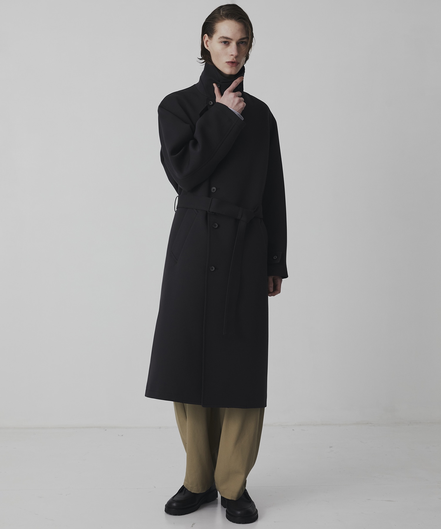 〈再入荷なし〉Three Weave 2way スタンドコート