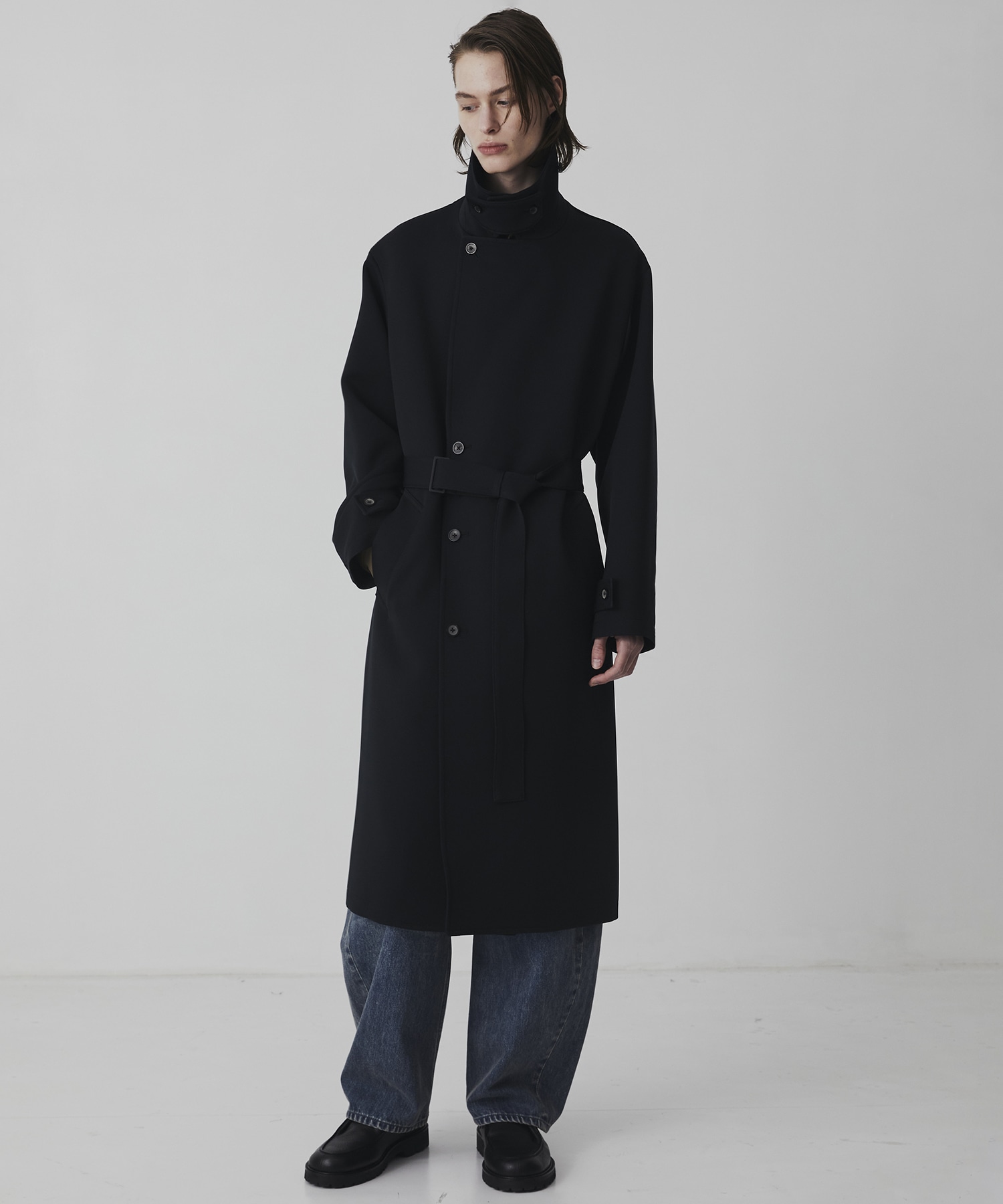 〈再入荷なし〉Three Weave 2way スタンドコート