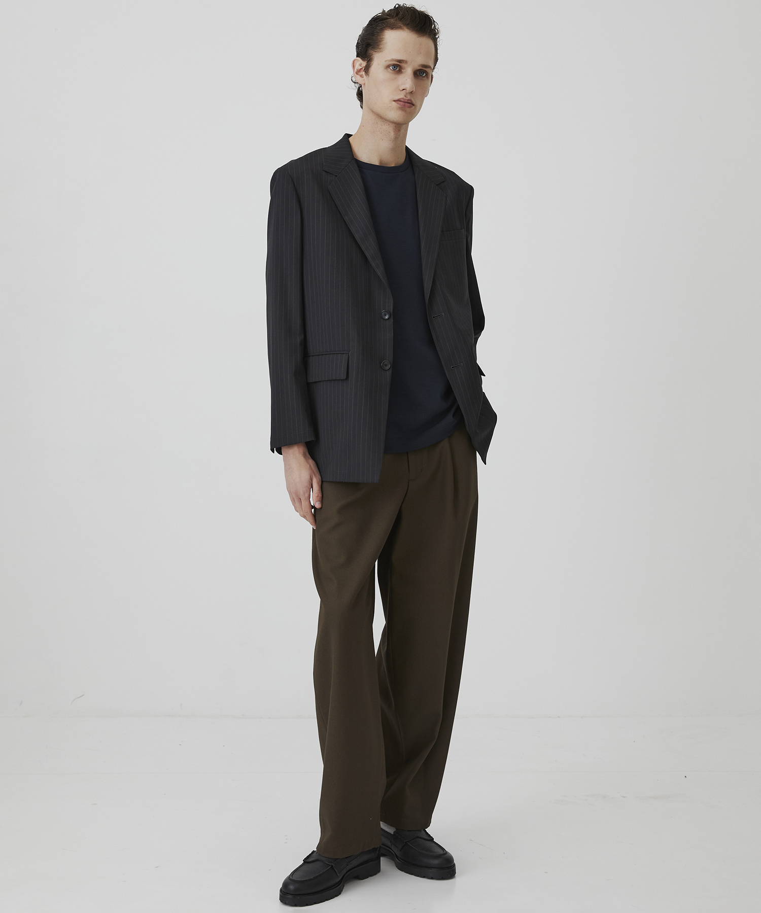 Super 140s ウールテクノラマ リラックスTシャツ