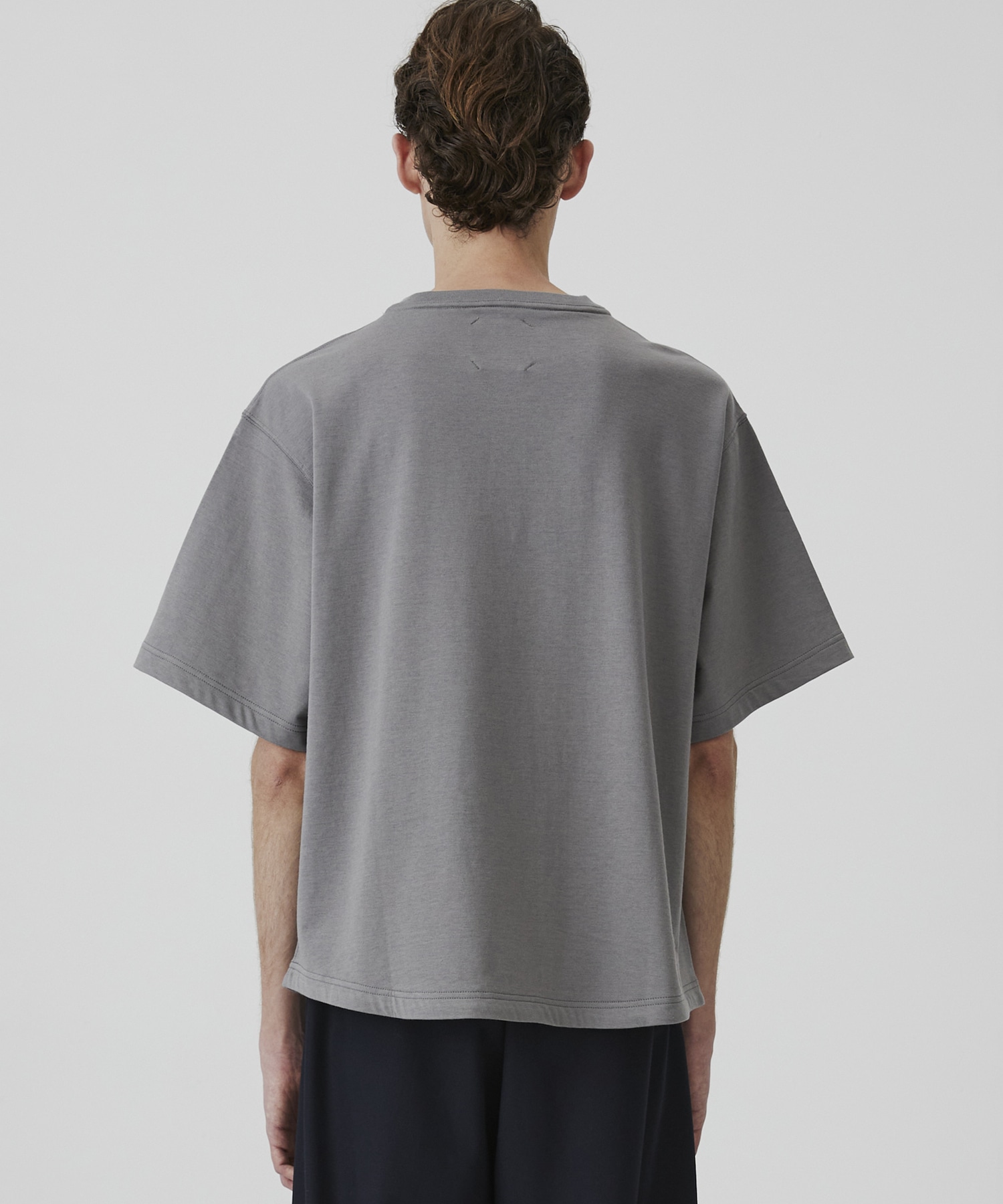ALBINI CASHMERE×SEA ISLAND COTTON HENRY TEE