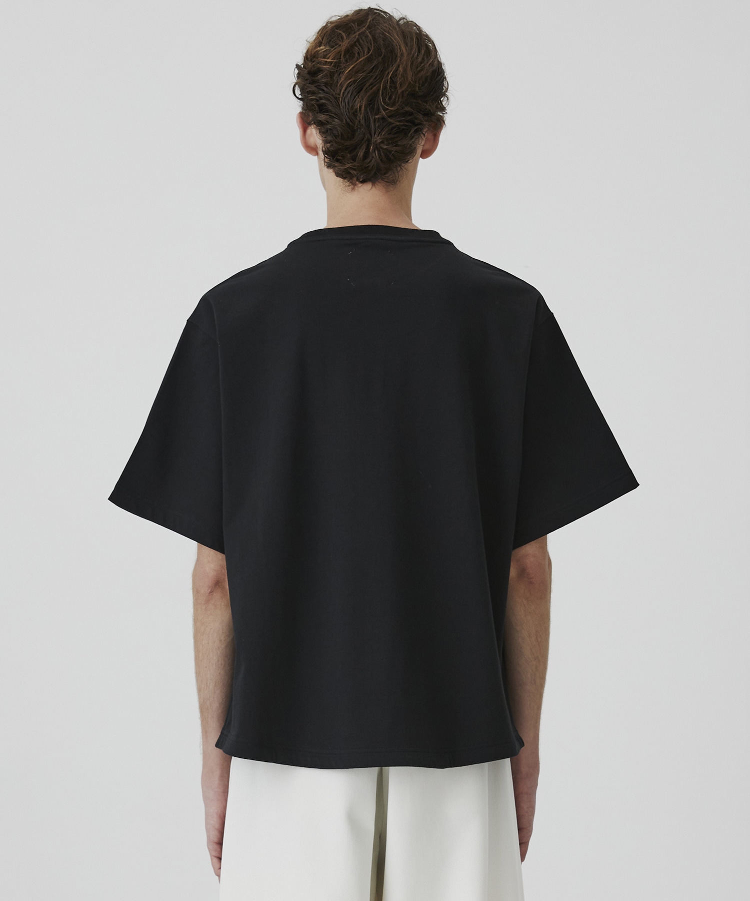 ALBINI CASHMERE×SEA ISLAND COTTON HENRY TEE