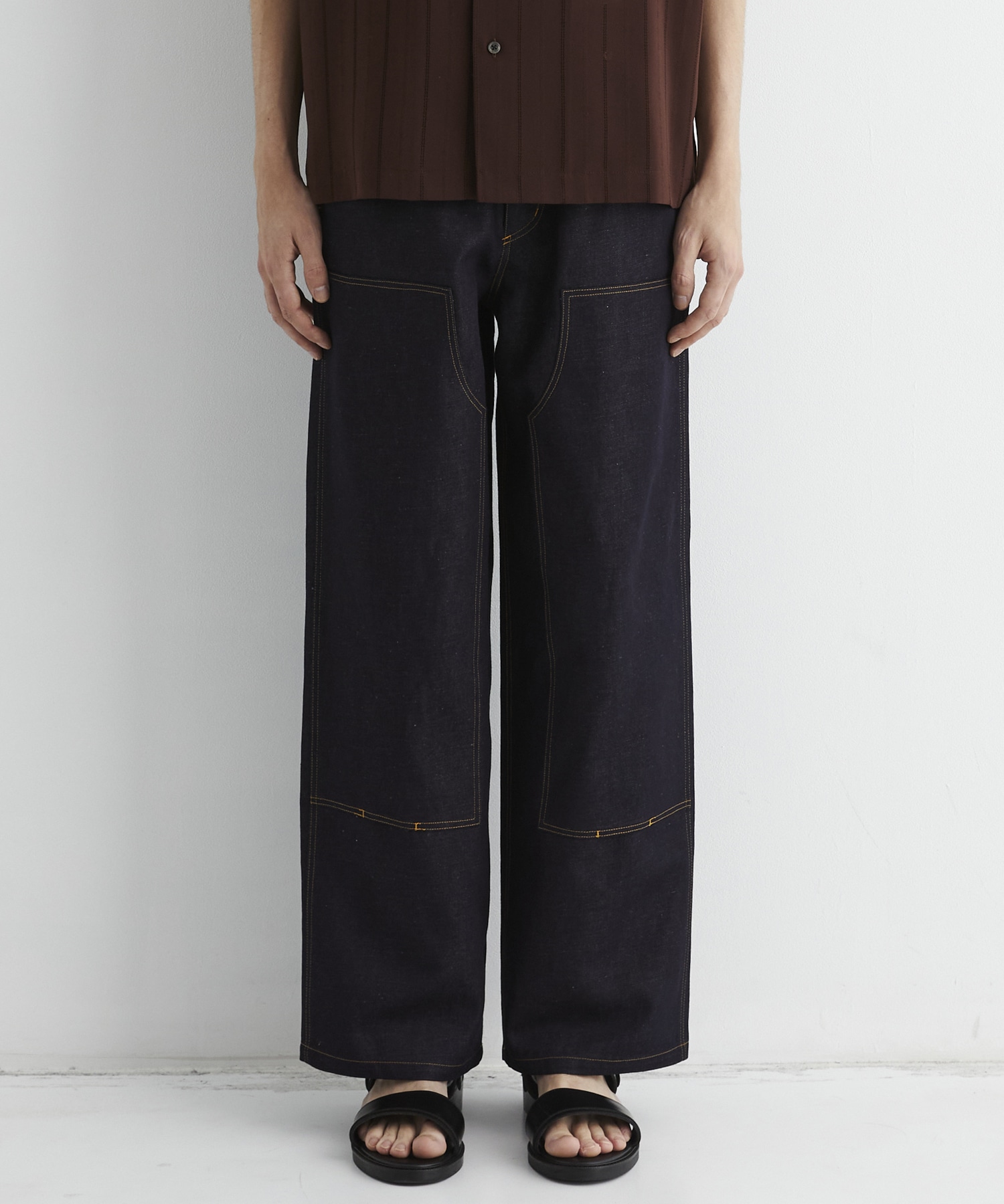 9.5oz LINEN DENIM ペインターパンツ