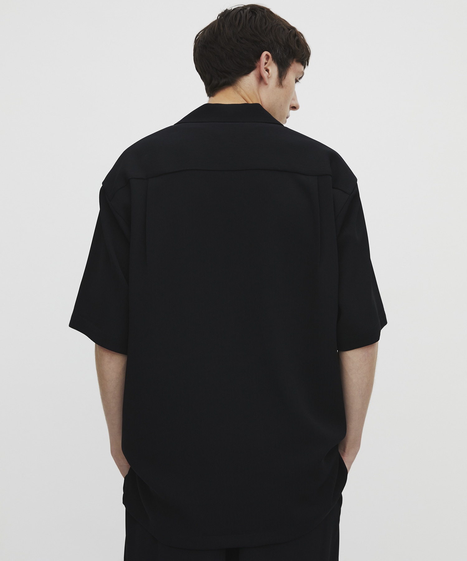 COLD DRY PLEATS オープンカラーシャツ